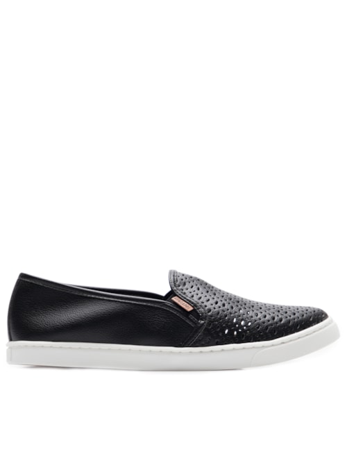 Tênis Feminino Slip On Ana – Preto