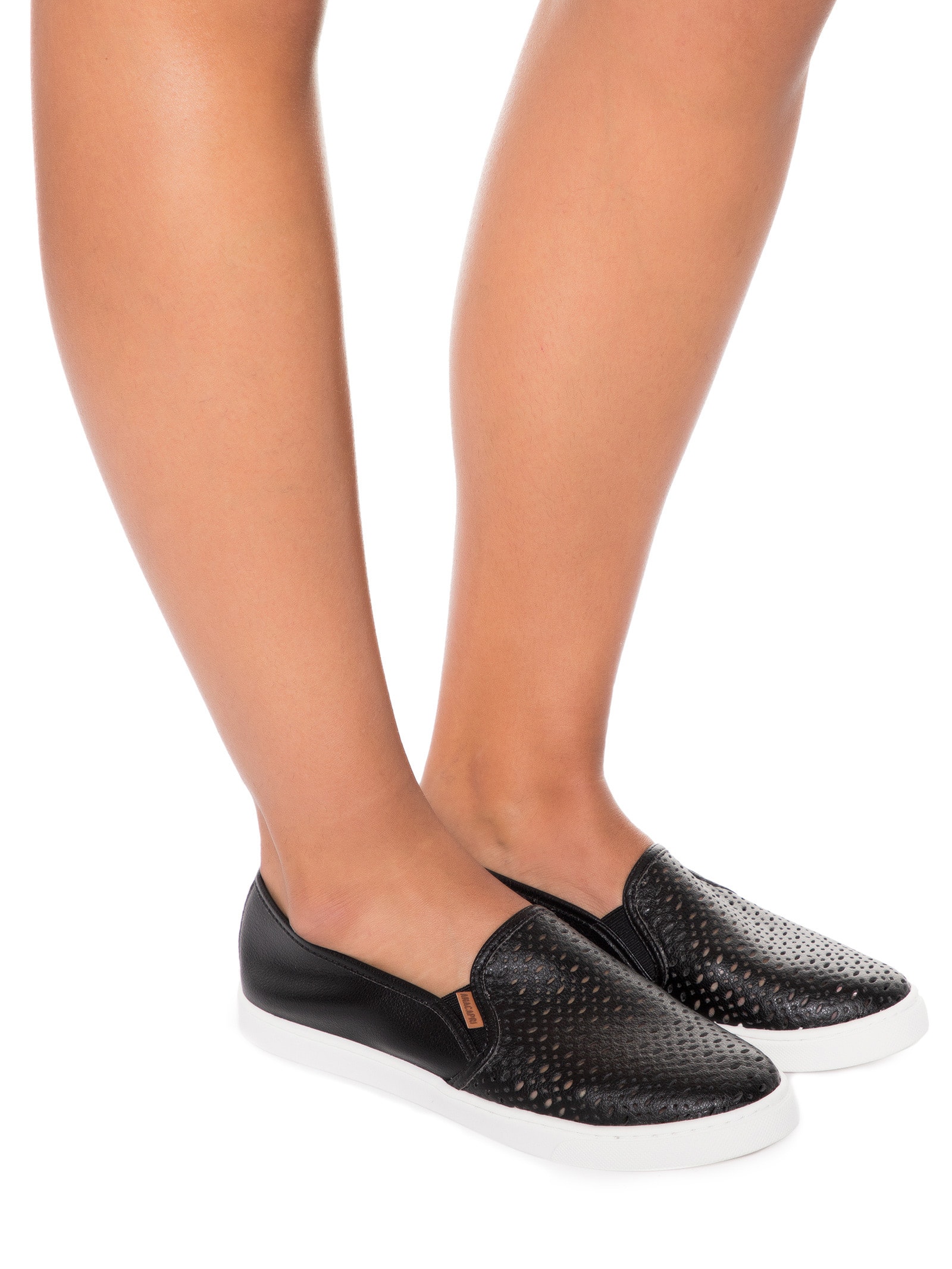 Tênis Feminino Slip On Ana Preto Anacapri