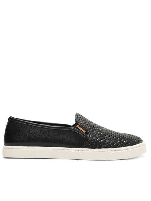 Tênis Feminino Slip On Ana - Preto