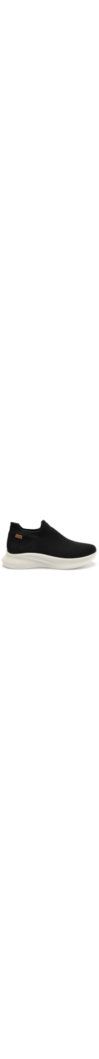Tênis Feminino Slip On Knit Mono Sporty - Preto
