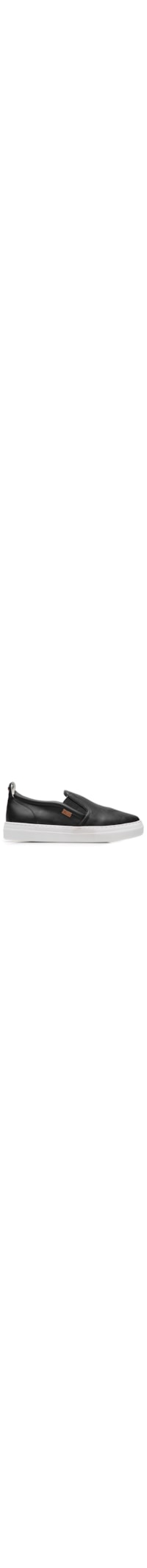 Tênis Feminino Slip On Sola Alta - Preto