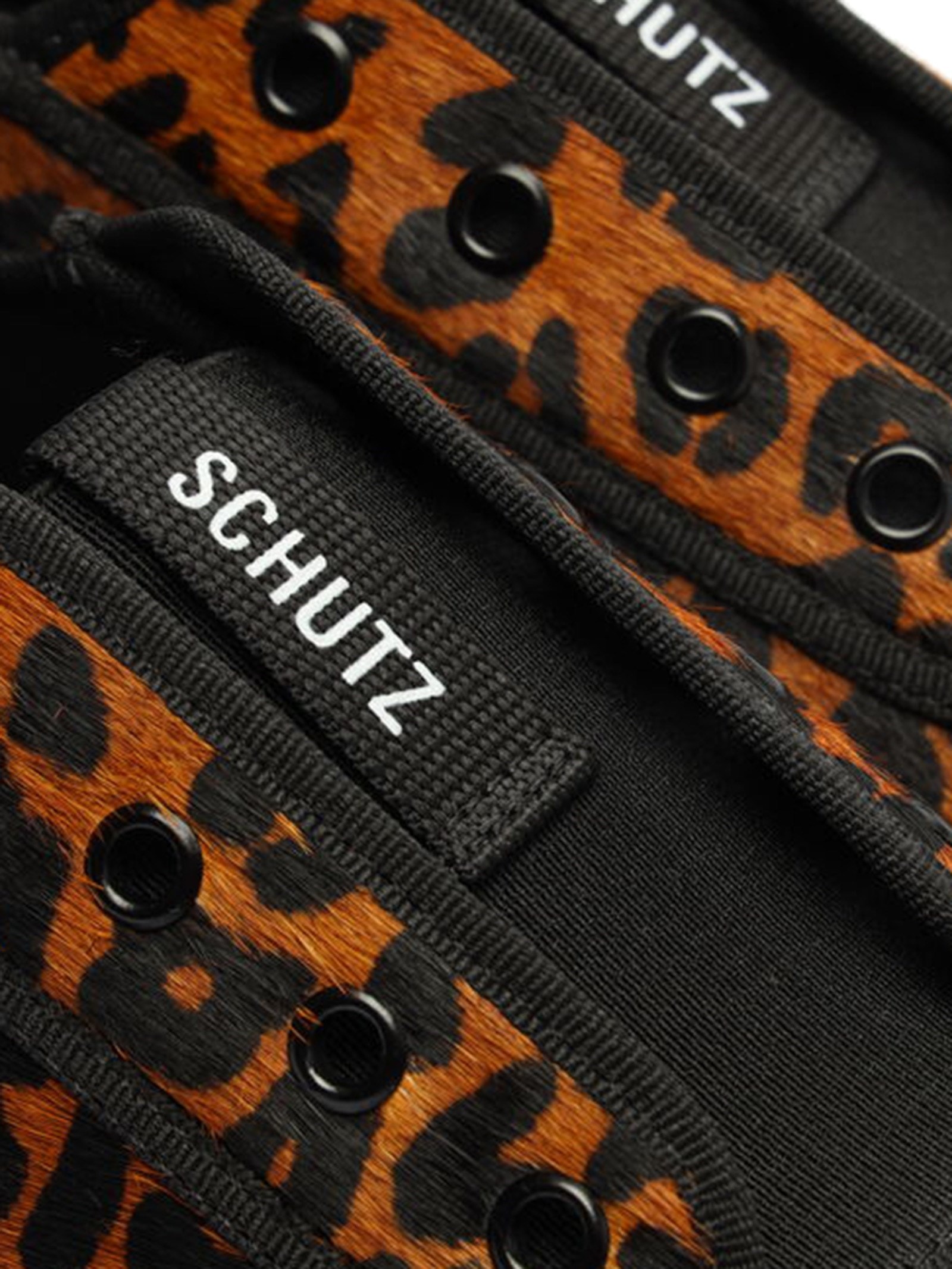 Tênis Feminino Smash Canvas Animal Print Schutz