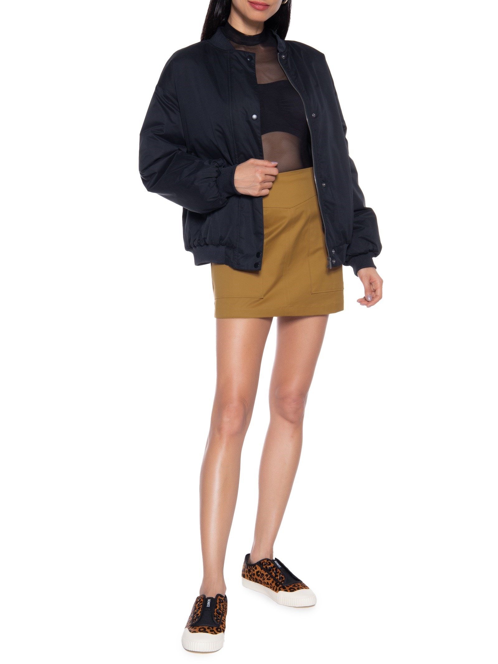 Tênis Feminino Smash Canvas Animal Print Schutz