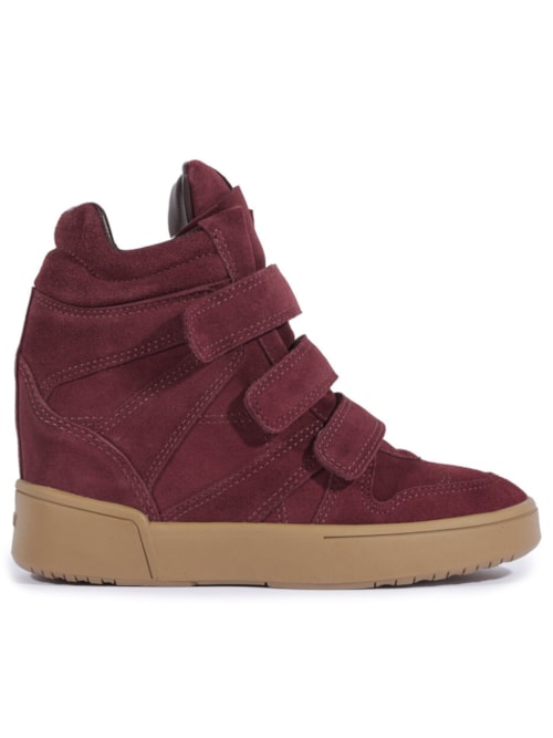 Tênis Feminino Sneaker 95 Cano alto Camurça – Vinho