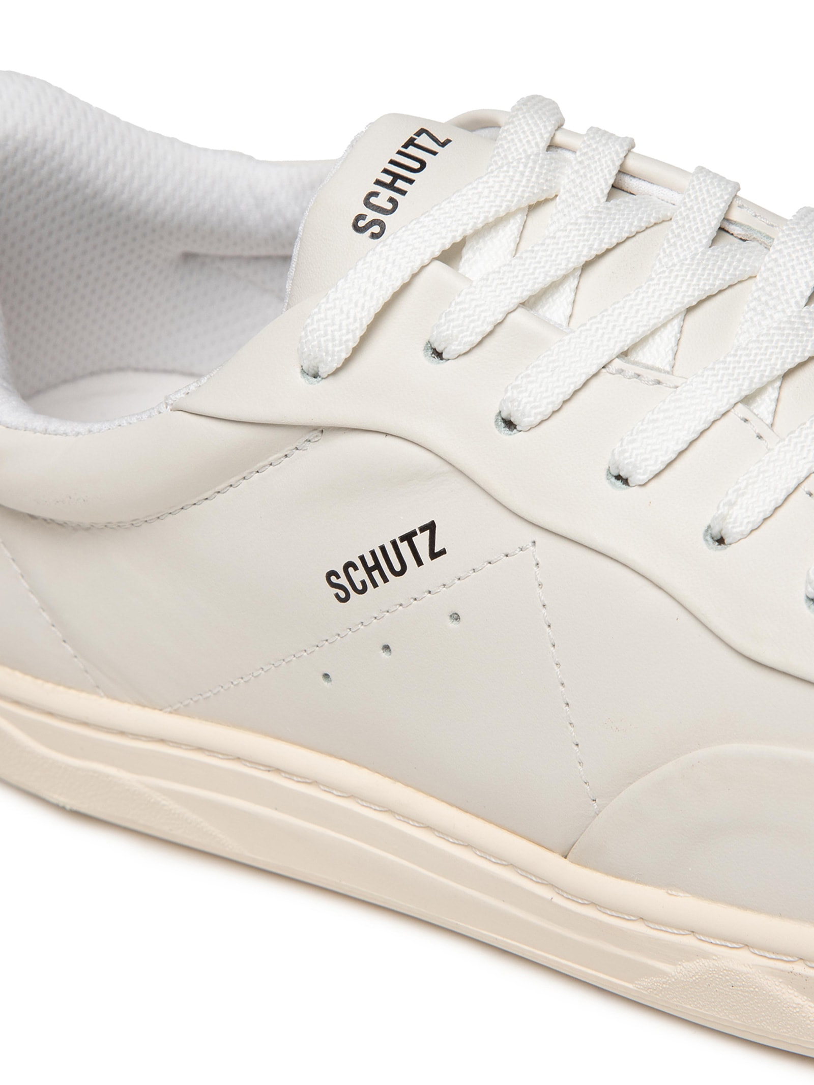 Schutz - Tênis Feminino Soft Calf Lisbo - Branco