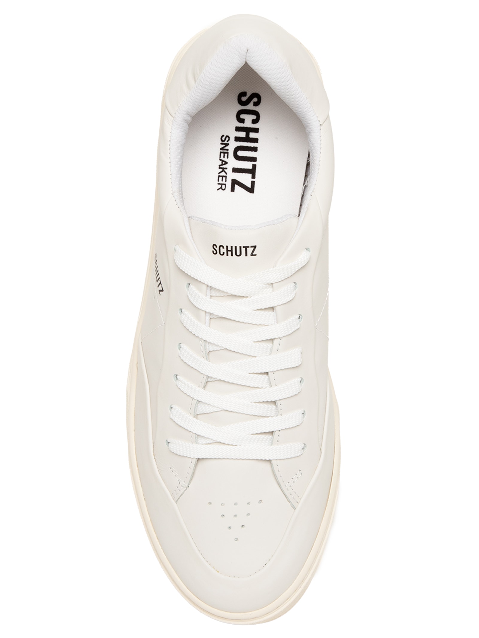 Schutz - Tênis Feminino Soft Calf Lisbo - Branco