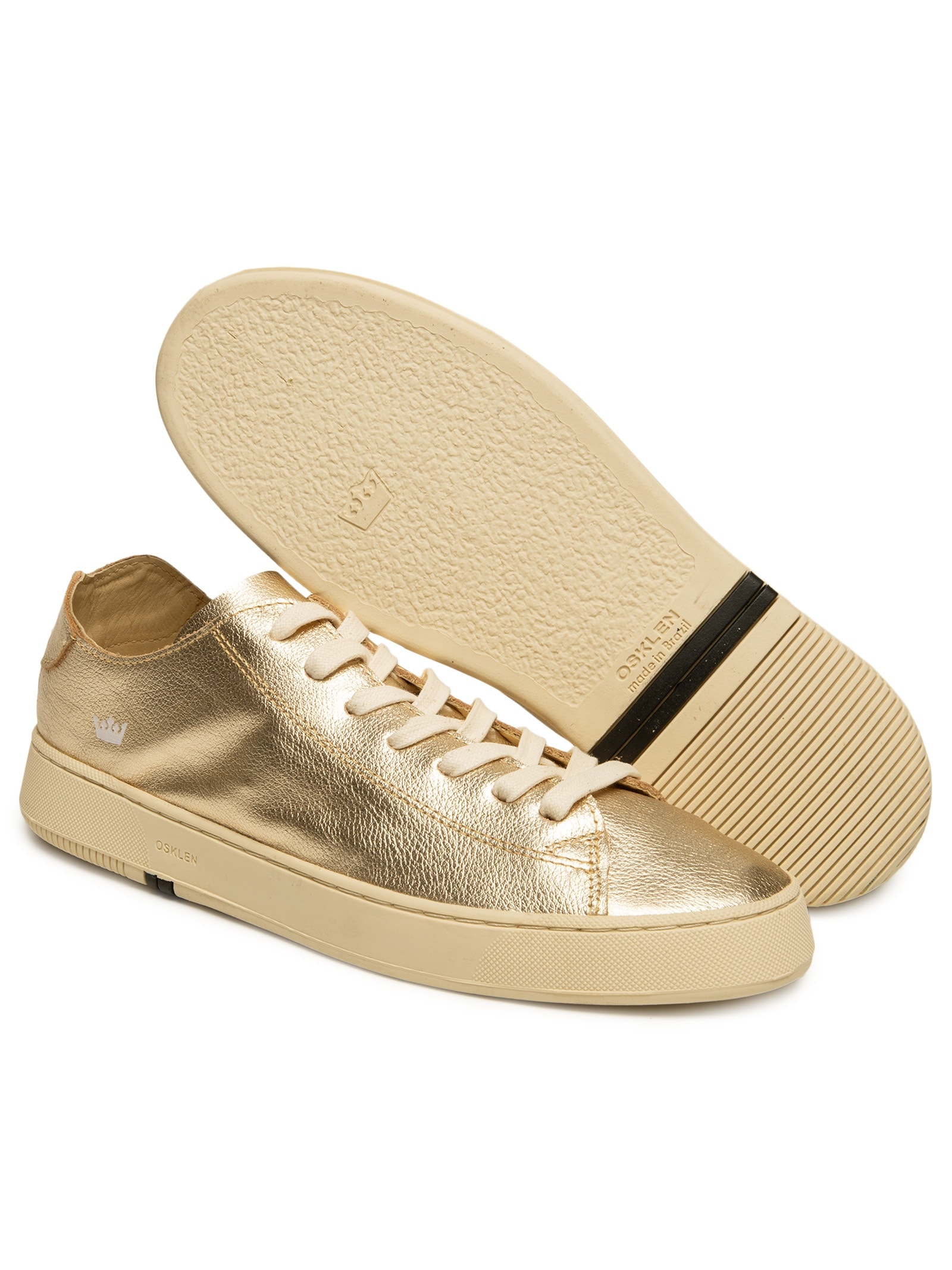 Tênis Feminino Soho Soft Metallic Dourado Osklen