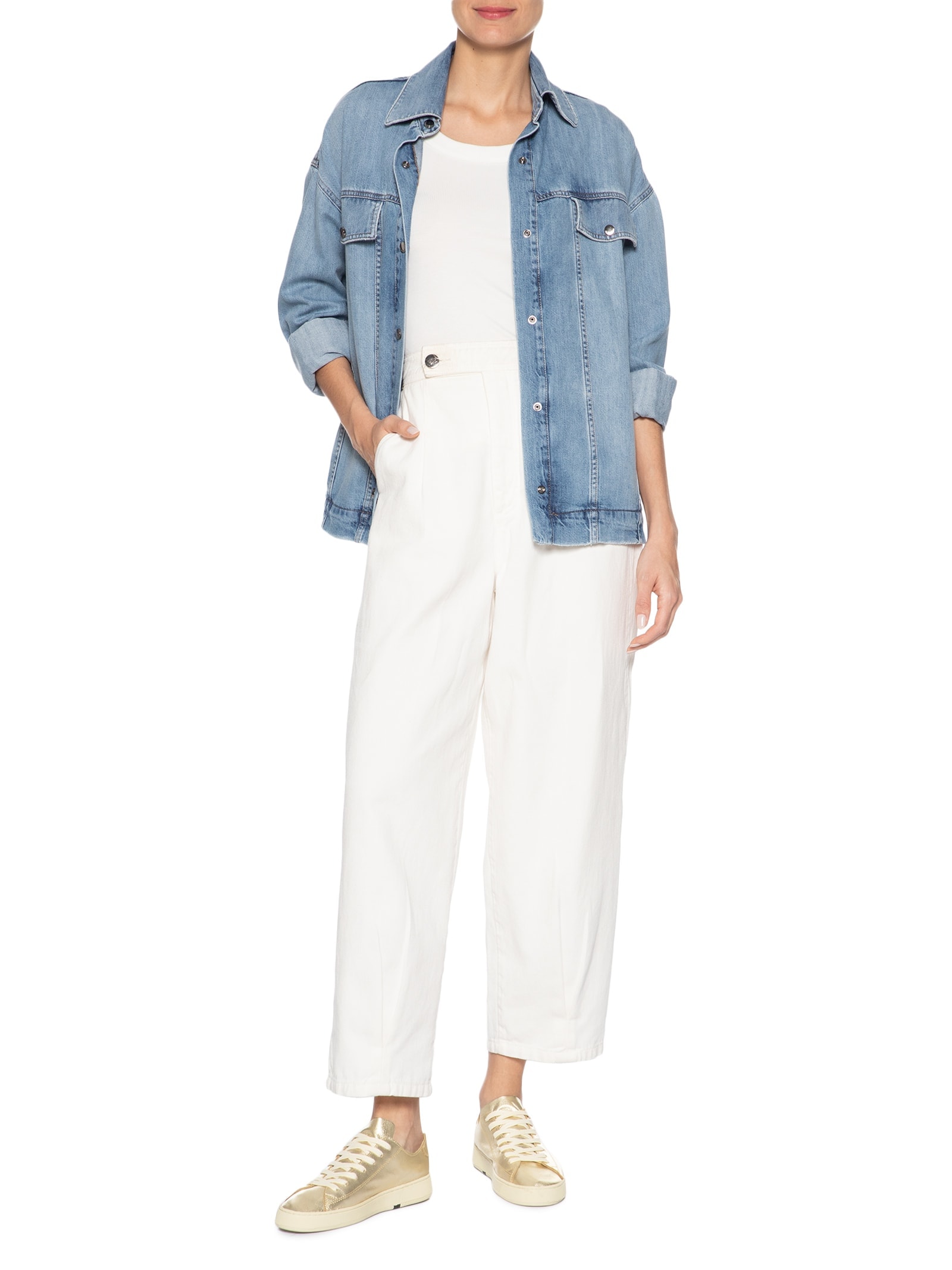 Tênis Feminino Soho Soft Metallic Dourado Osklen