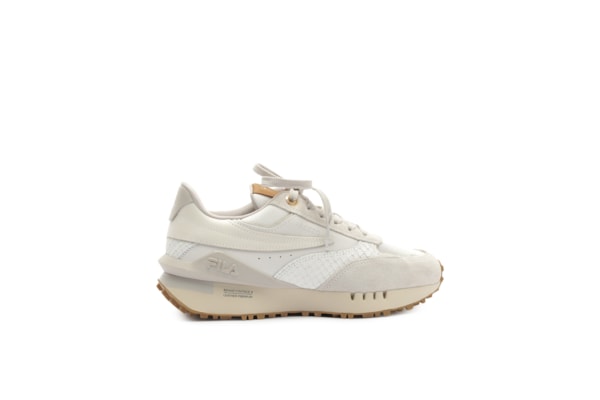 Tênis Feminino Solado Esportivo Suede - Branco