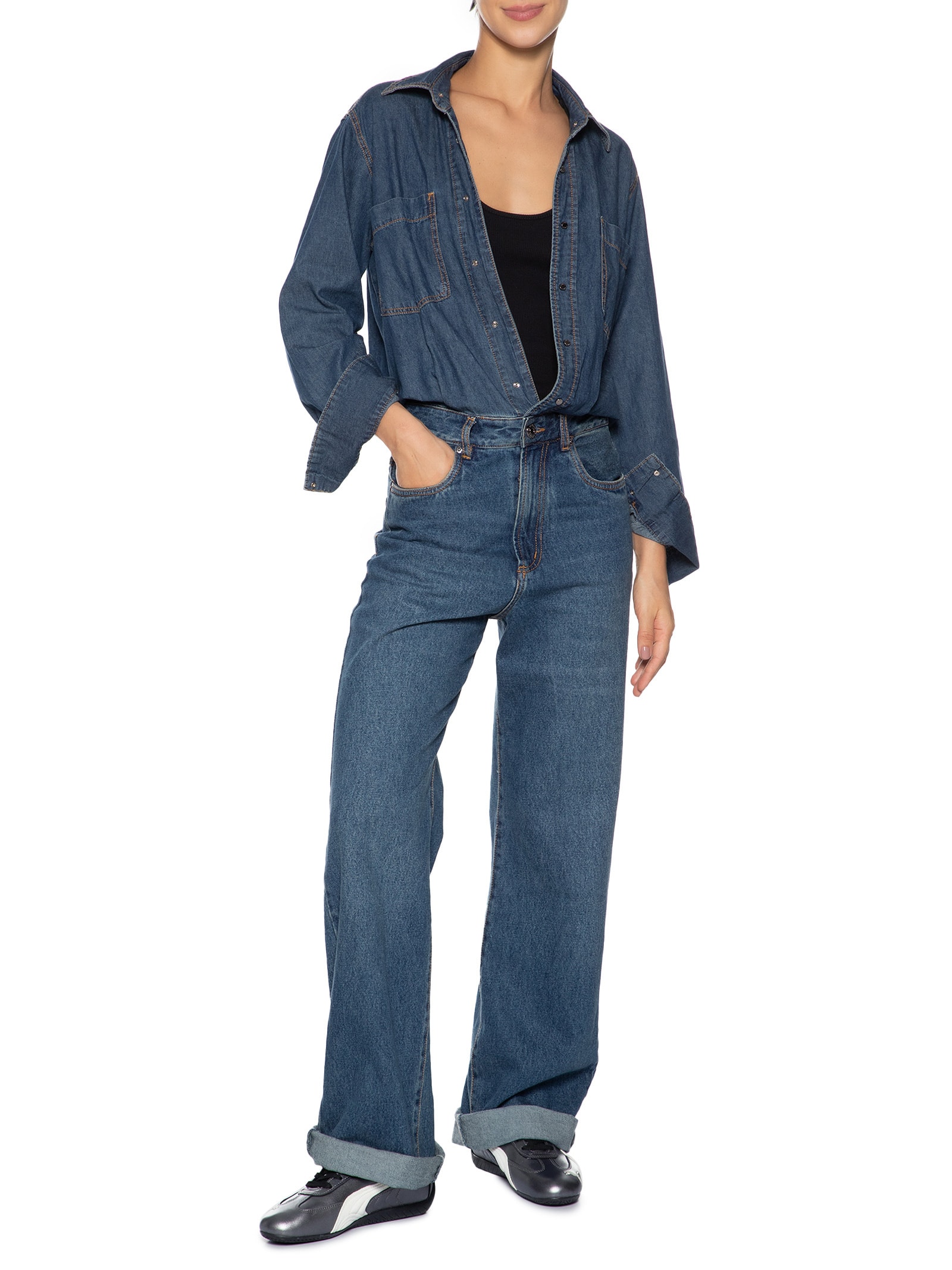 Tênis Feminino Speedcat Metallic Preto Puma