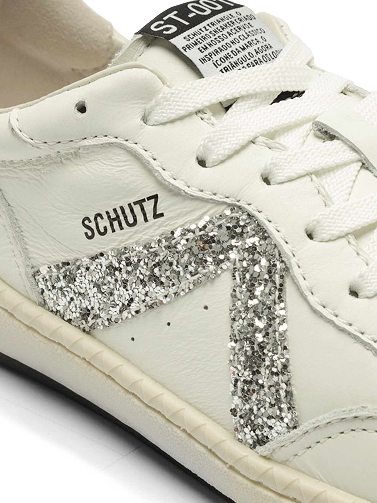 Tênis Feminino ST 001 Brilho  Branco Schutz