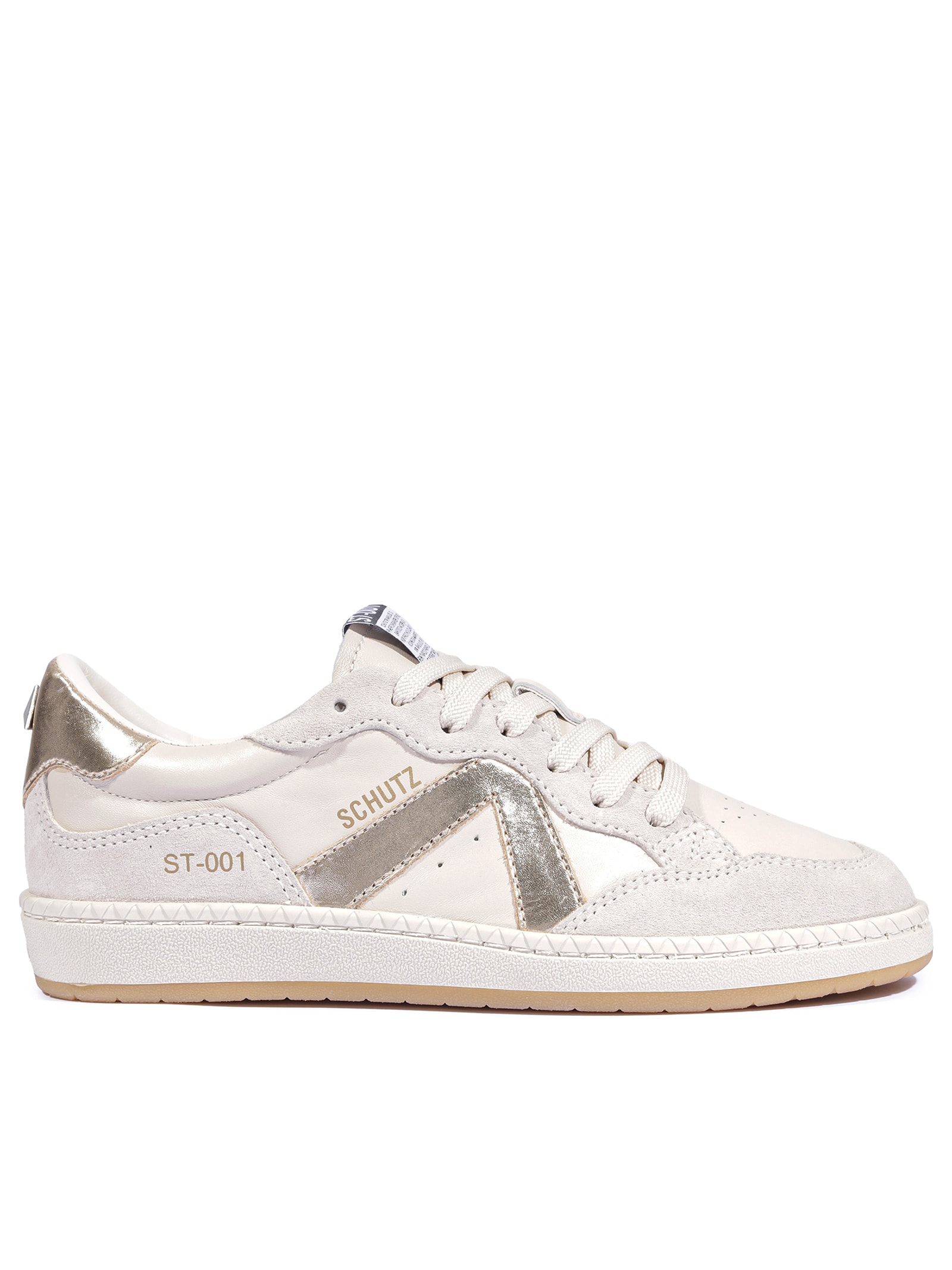 Tênis Feminino St 001 Camurça Bege Schutz