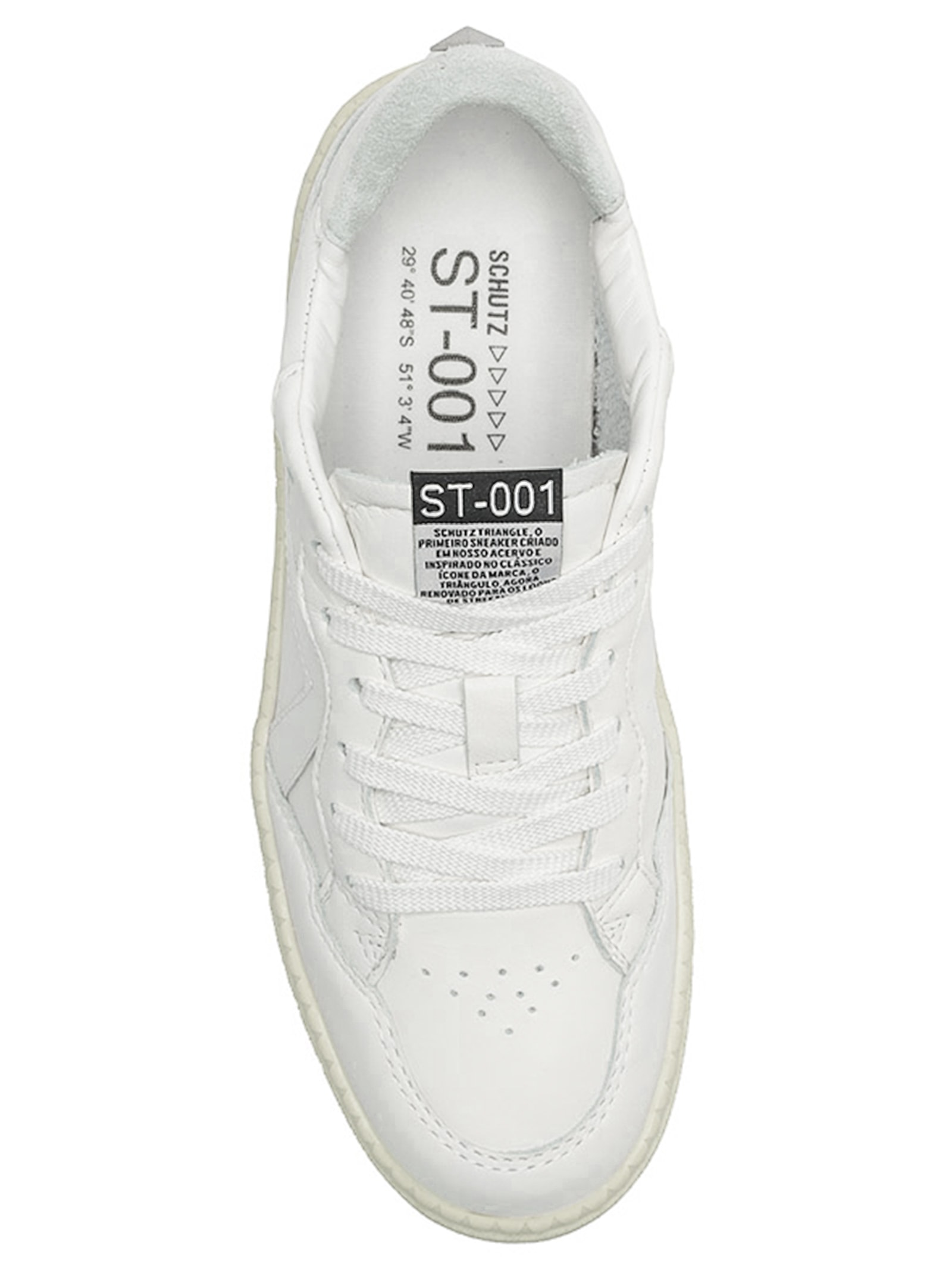 Tênis Feminino ST 001 Couro Branco Schutz