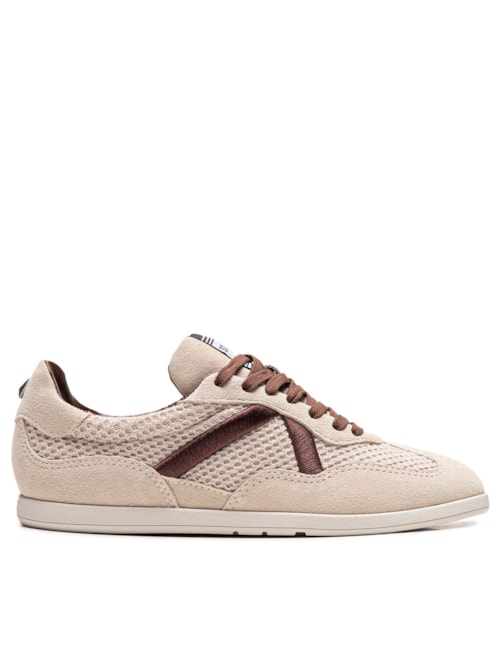 Tênis Feminino ST Knit Suede – Marrom