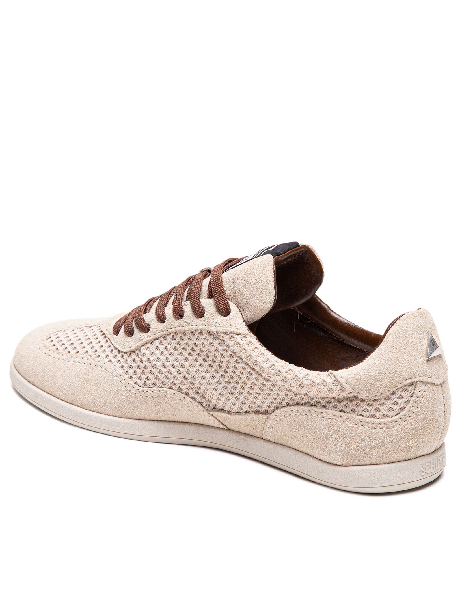 Tênis Feminino ST Knit Suede Marrom Schutz