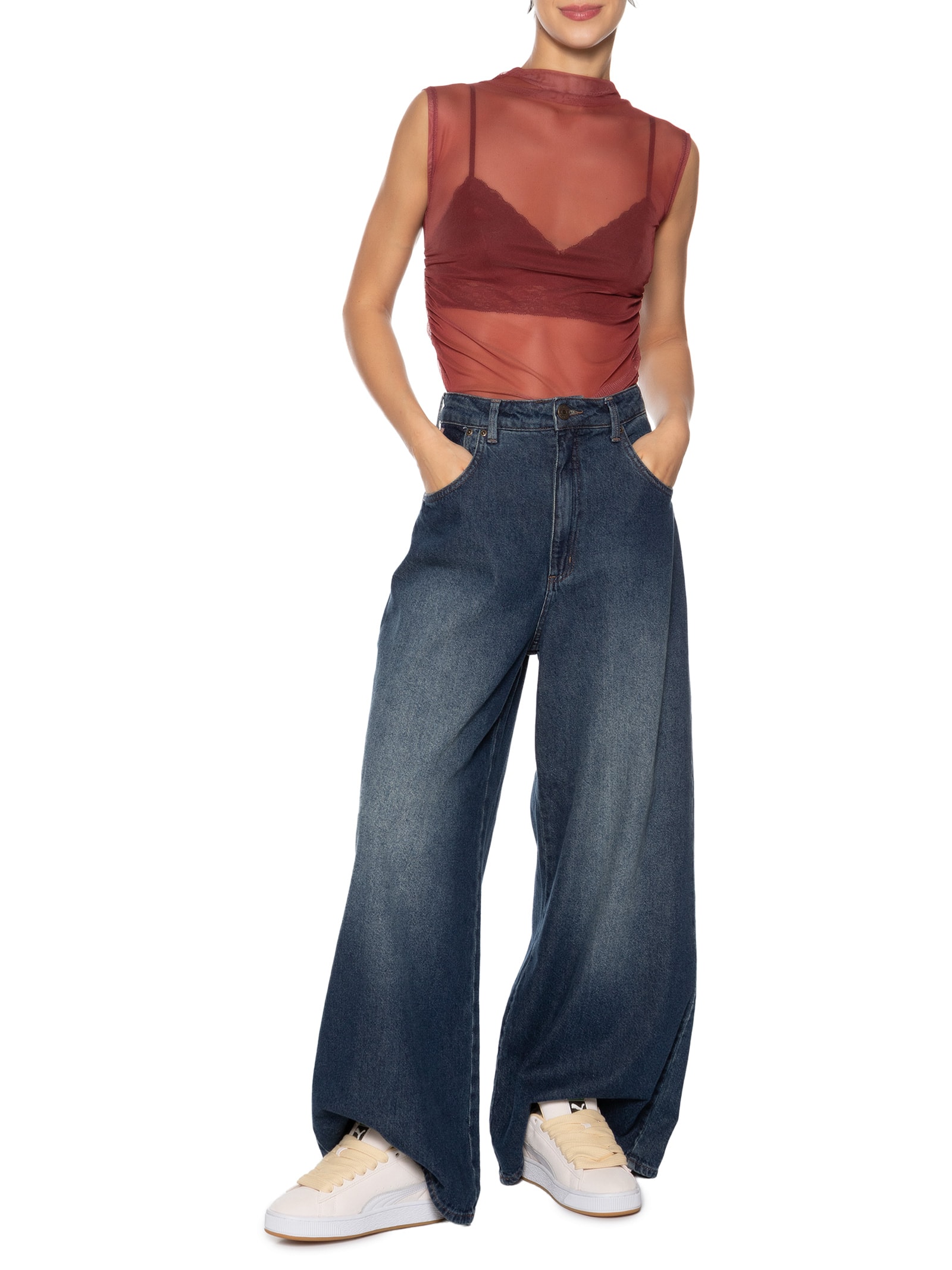 Tênis Feminino Suede XL Rosa Puma