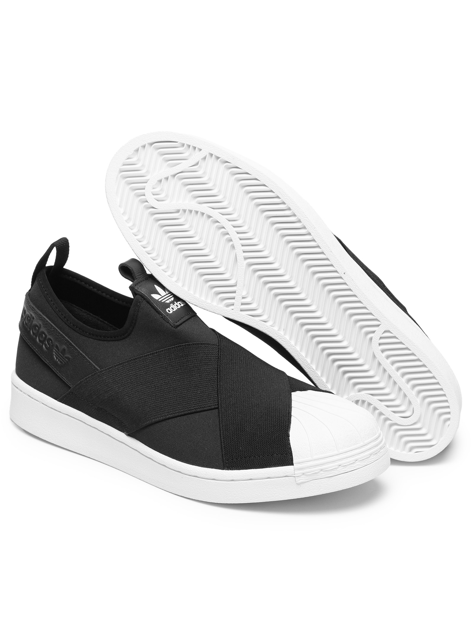 Tênis Feminino Superstar Slip On Preto Adidas Originals
