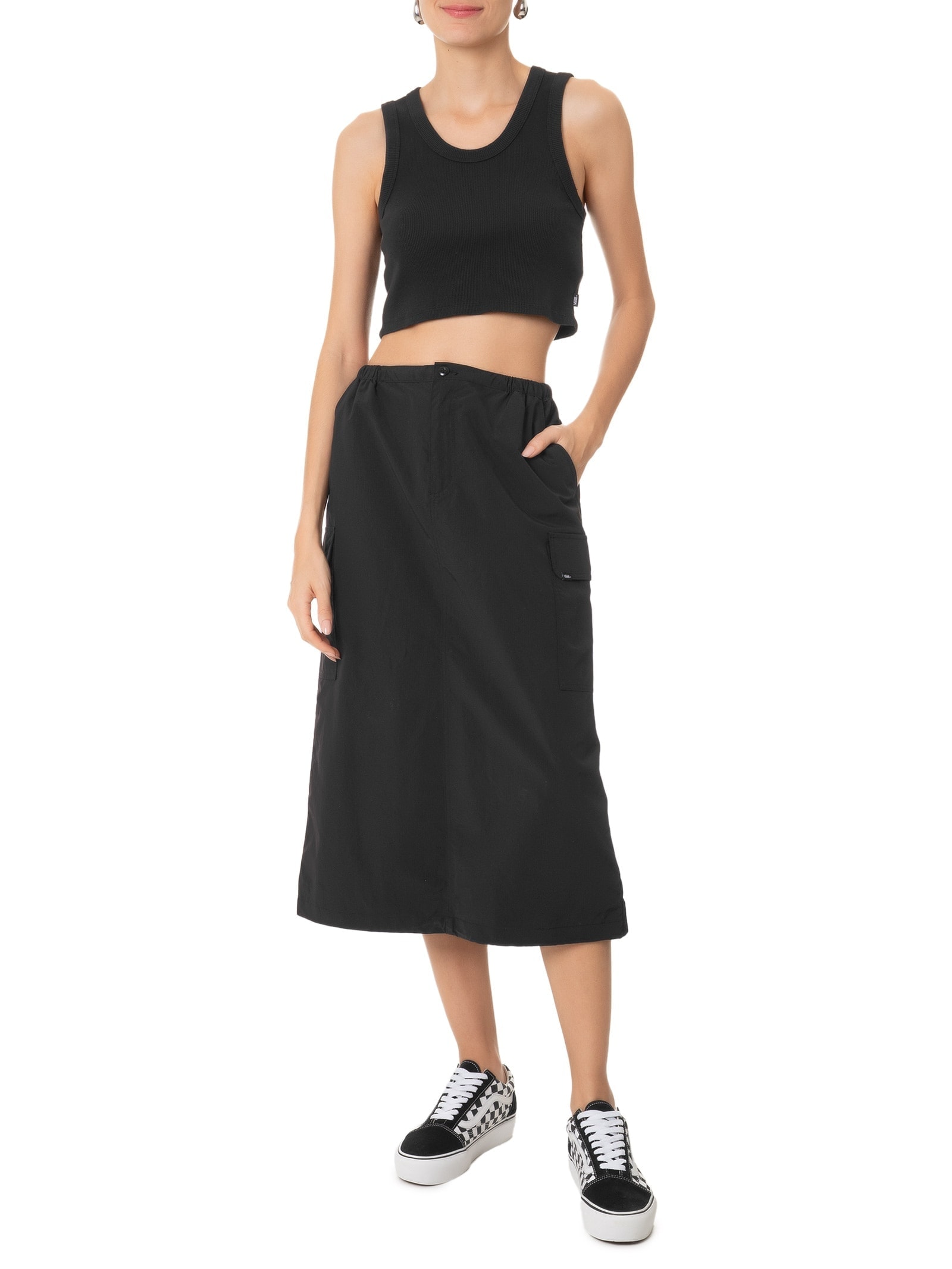 Tênis Feminino Ua Old Skool Platform Preto Vans