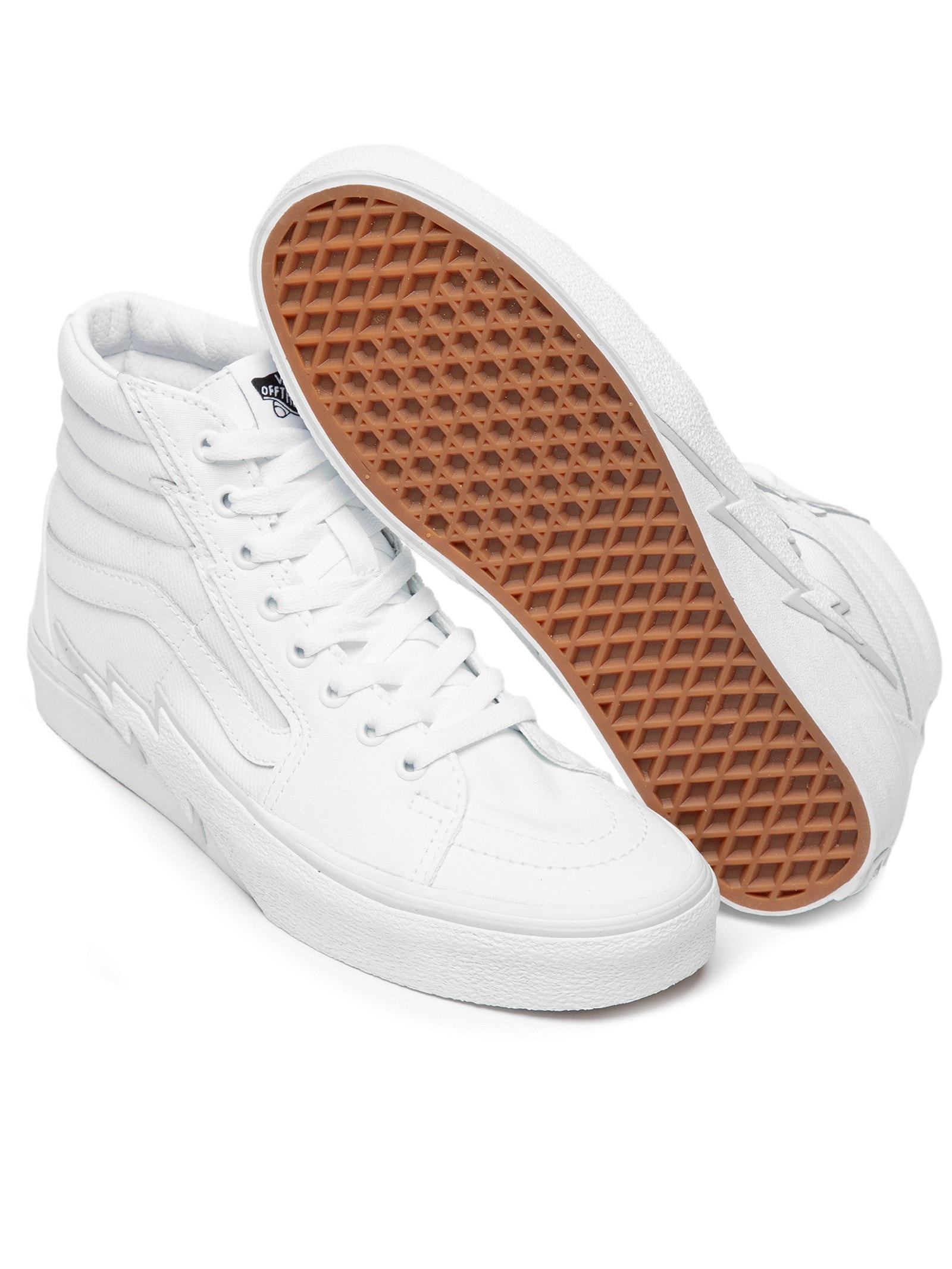 Tênis Feminino Ua Sk8-Hi Bolt Branco Vans