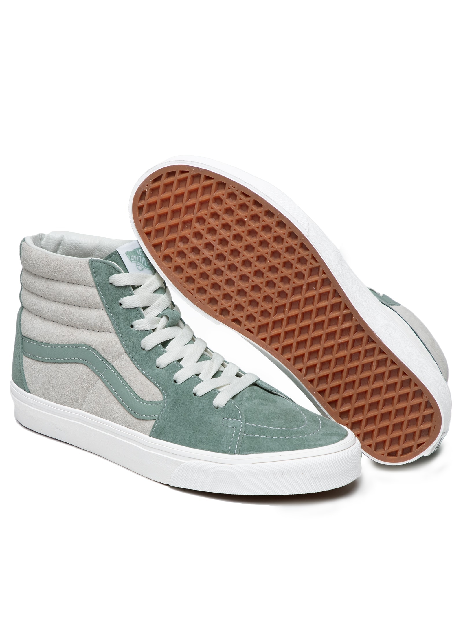 Tênis Feminino UA SK8-HI Pig Suede Verde Vans