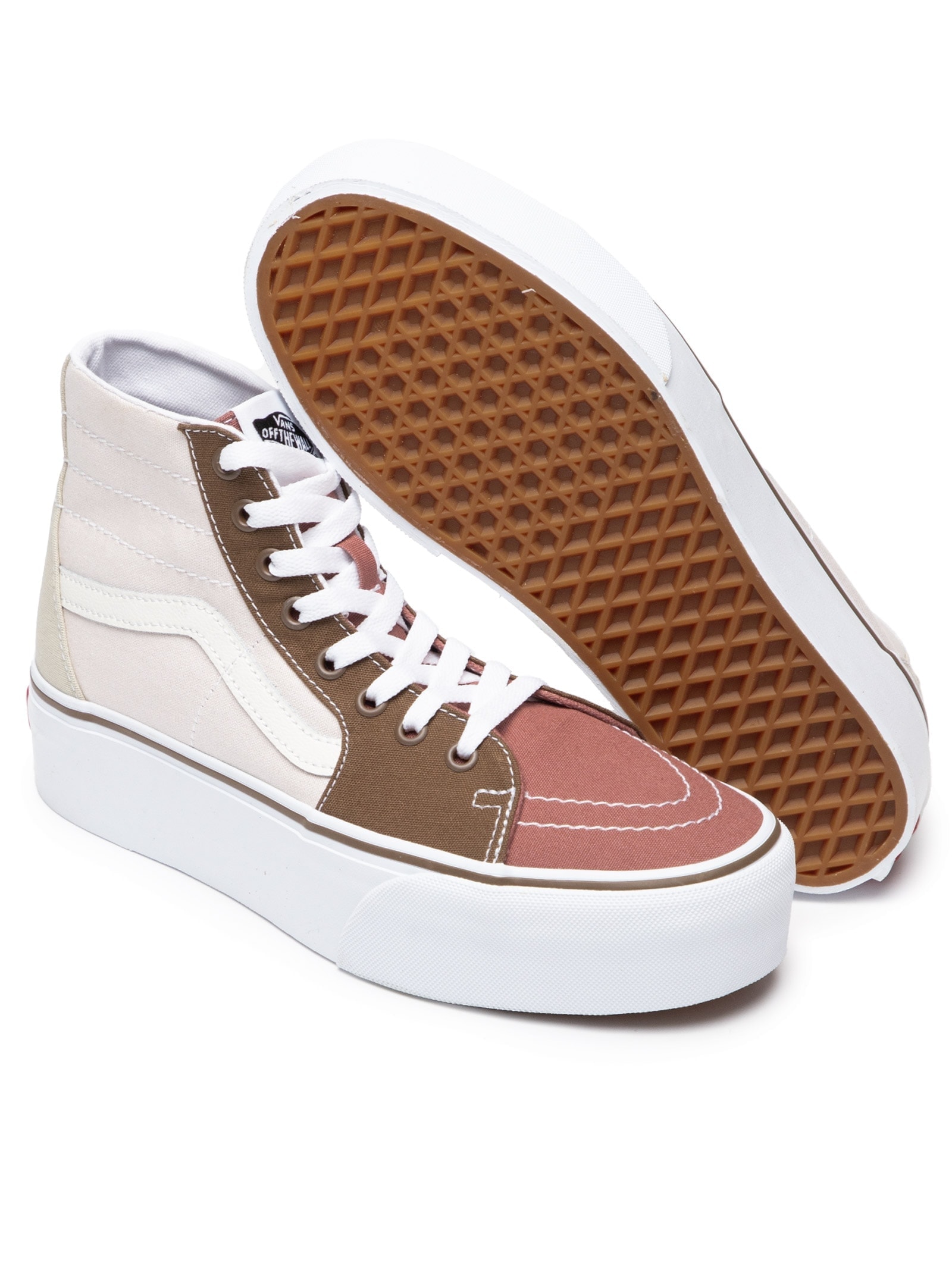 Tênis Feminino UA Sk8-Hi Tapered Stackform Rosa  Vans