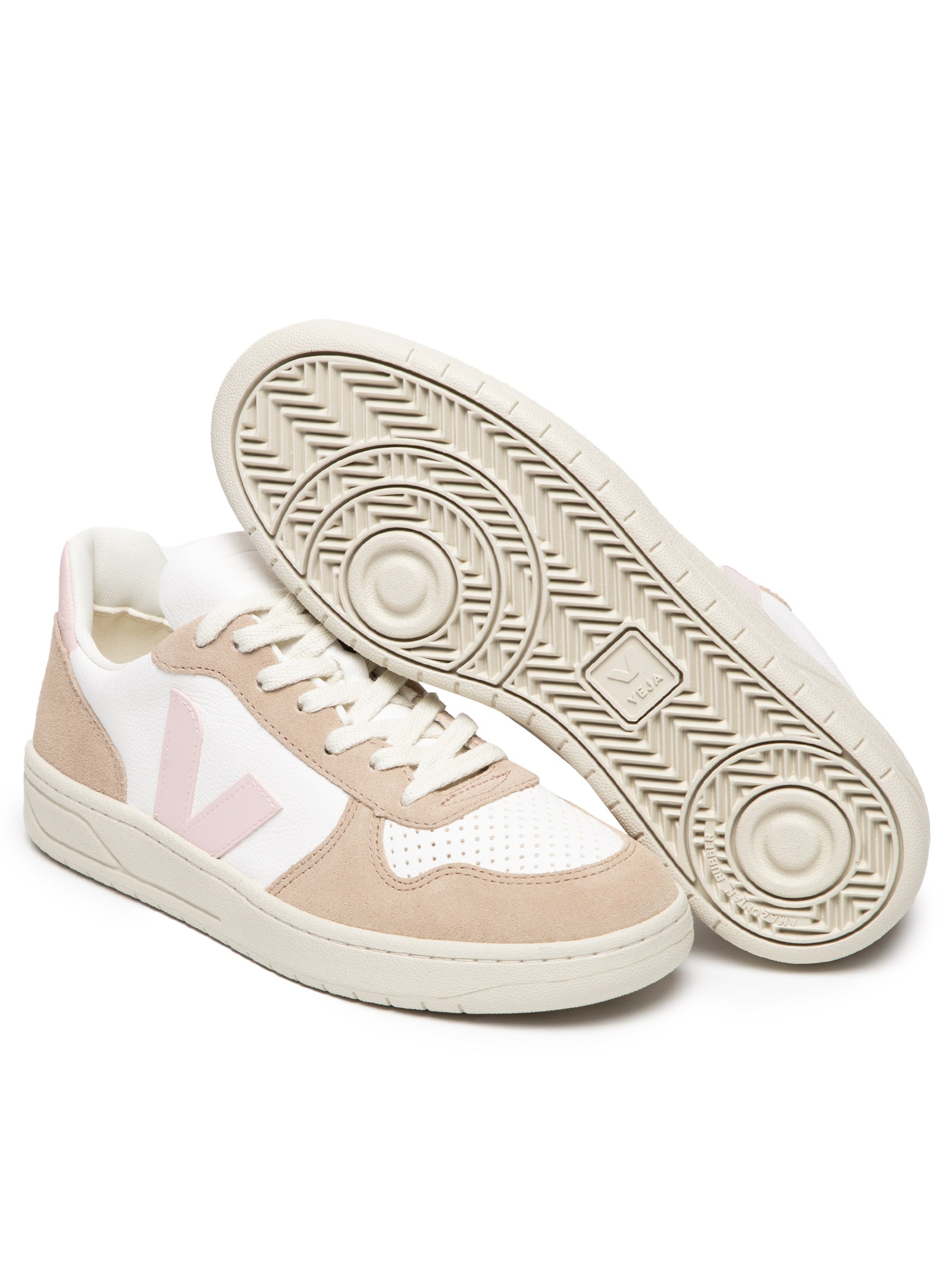 Tênis Feminino V-10 Chromefree Petale Sahar Off White Veja