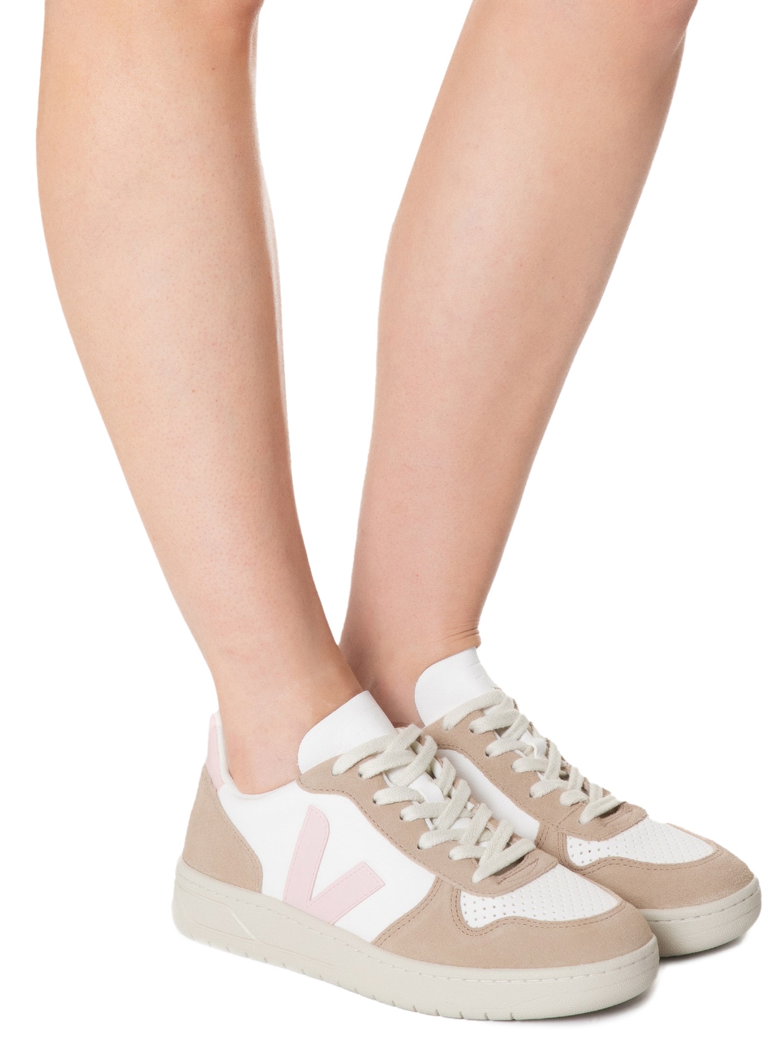 Veja - Tênis Feminino V-10 Chromefree Petale Sahar - Off White