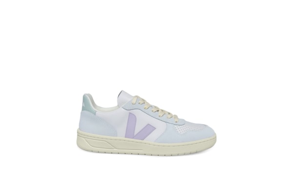 Tênis Feminino V-10 Leath Gravel Menthol Parme - Azul