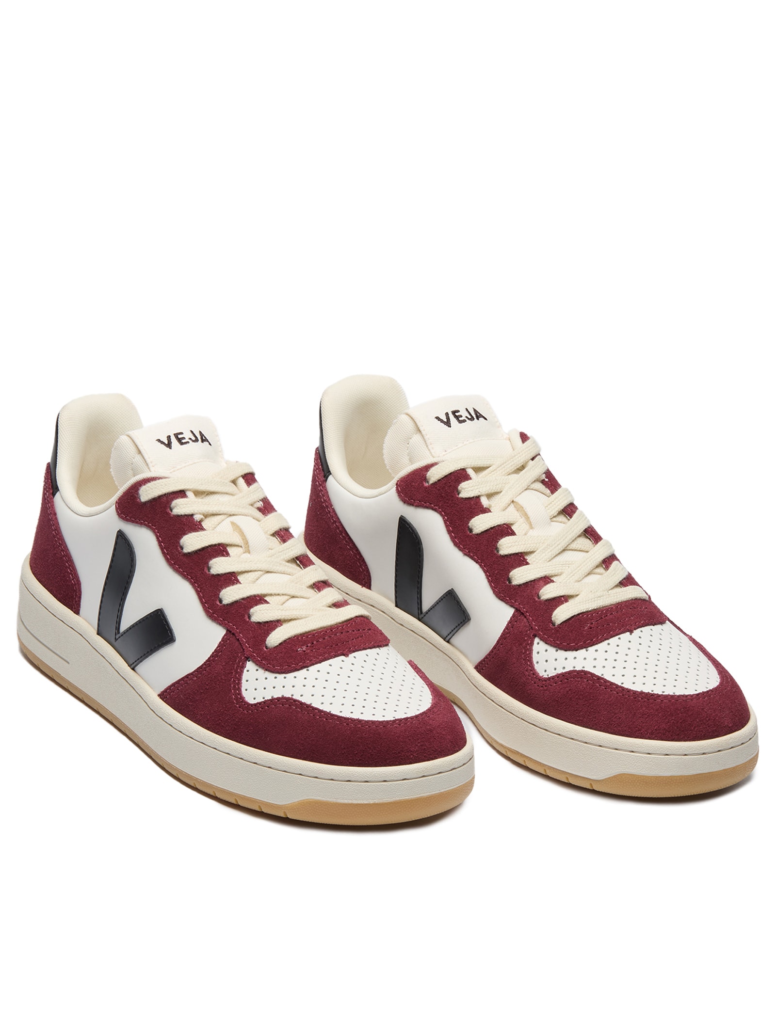 Tênis Feminino V-10 Leather Branco Veja