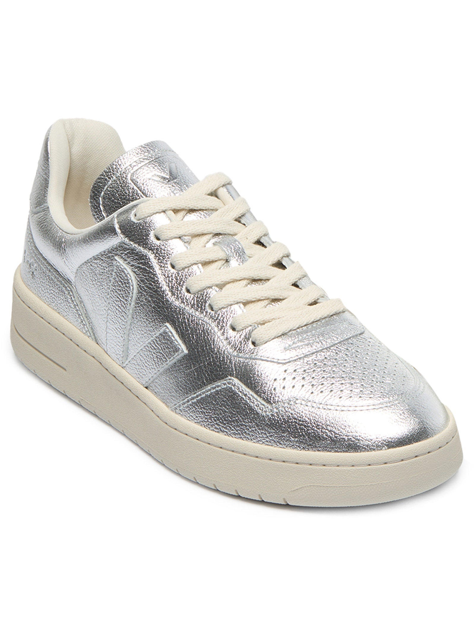 Tênis Feminino V-90 O.T. Leather Prateado Veja