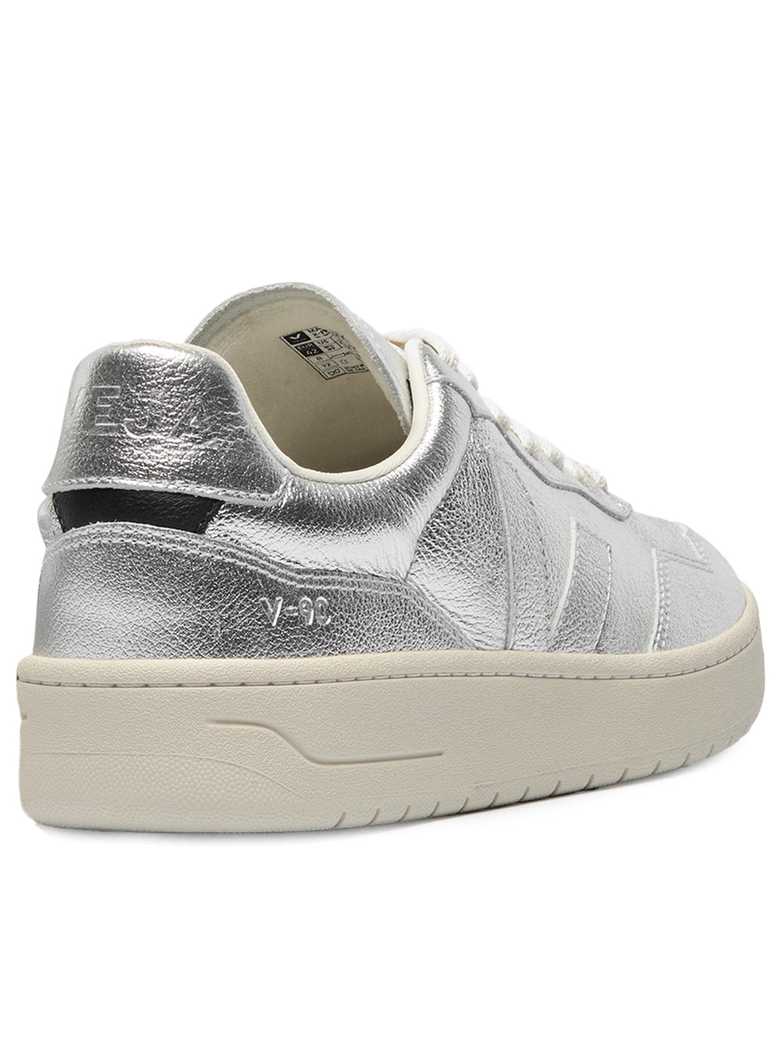 Tênis Feminino V-90 O.T. Leather Prateado Veja