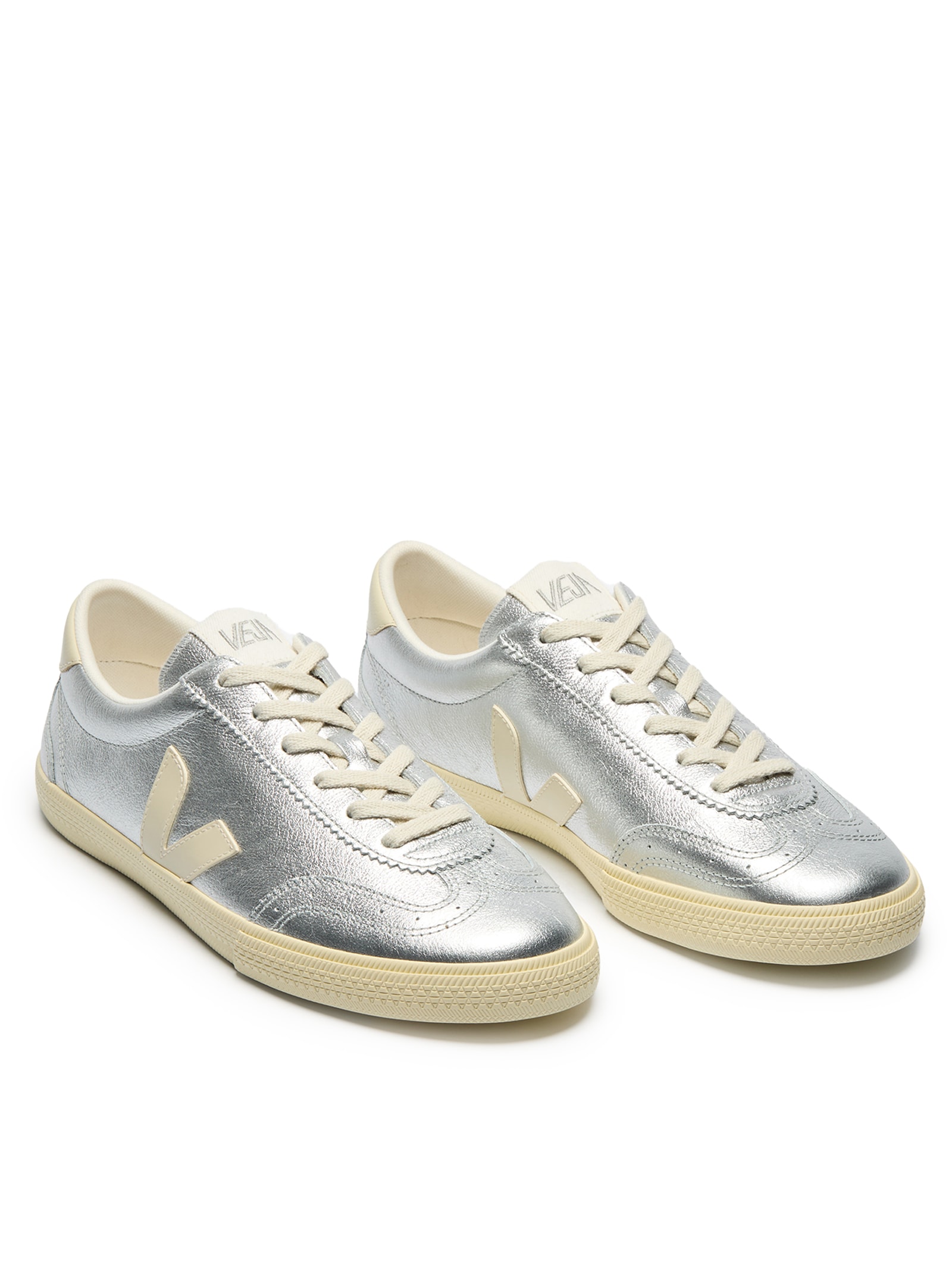 Veja - Tênis Feminino Volley O.T. Leather - Prata