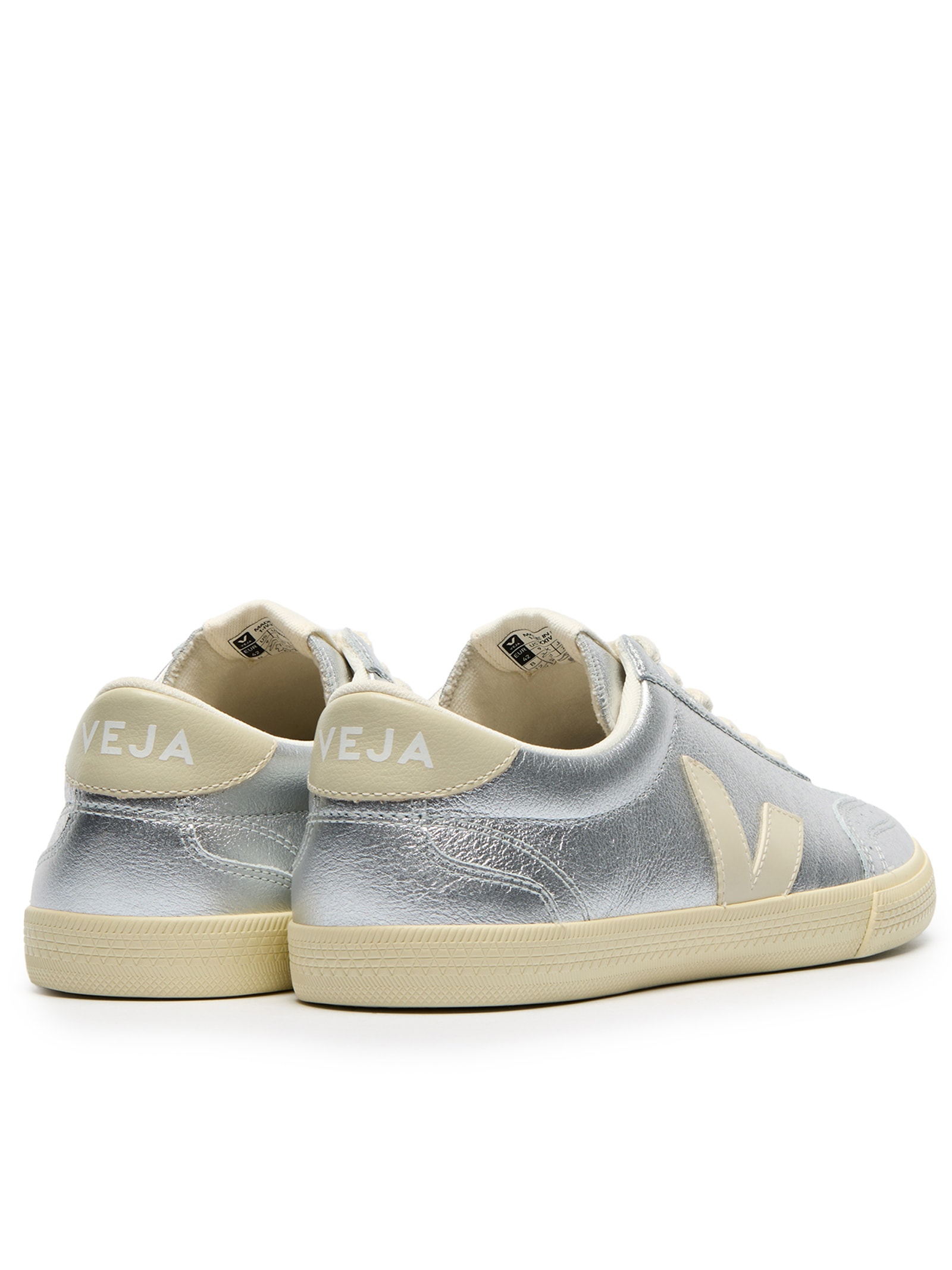 Veja - Tênis Feminino Volley O.T. Leather - Prata