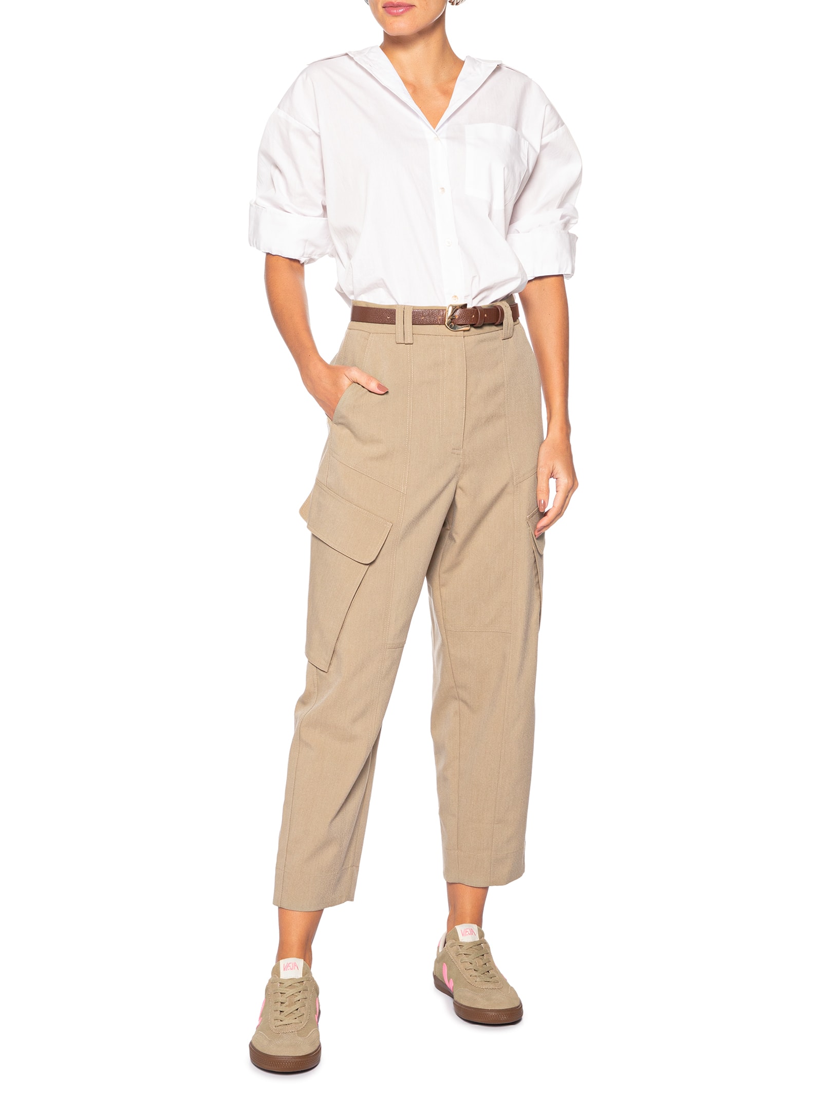 Tênis Feminino Volley Suede Bege Veja