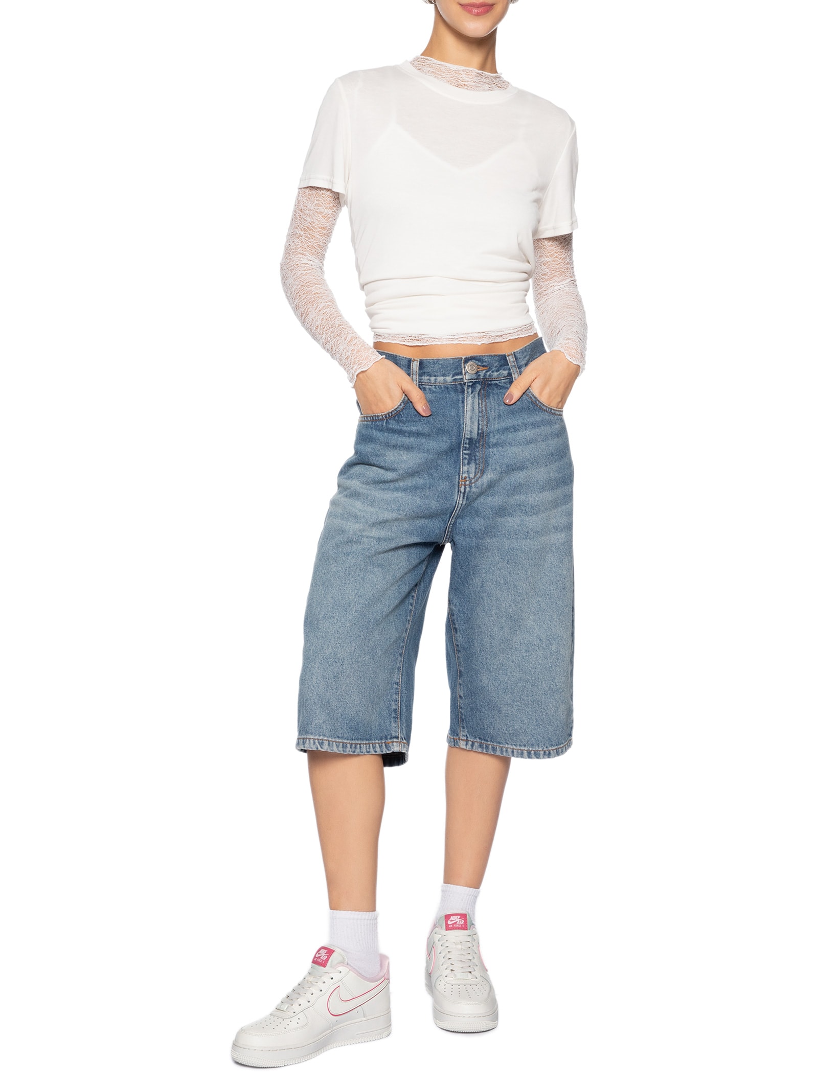 Tênis Feminino W Air Force 1 '07 Off White Nike