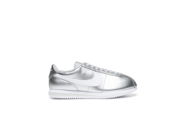 Tênis Feminino W Nike Cortez Mttlc – Prateado