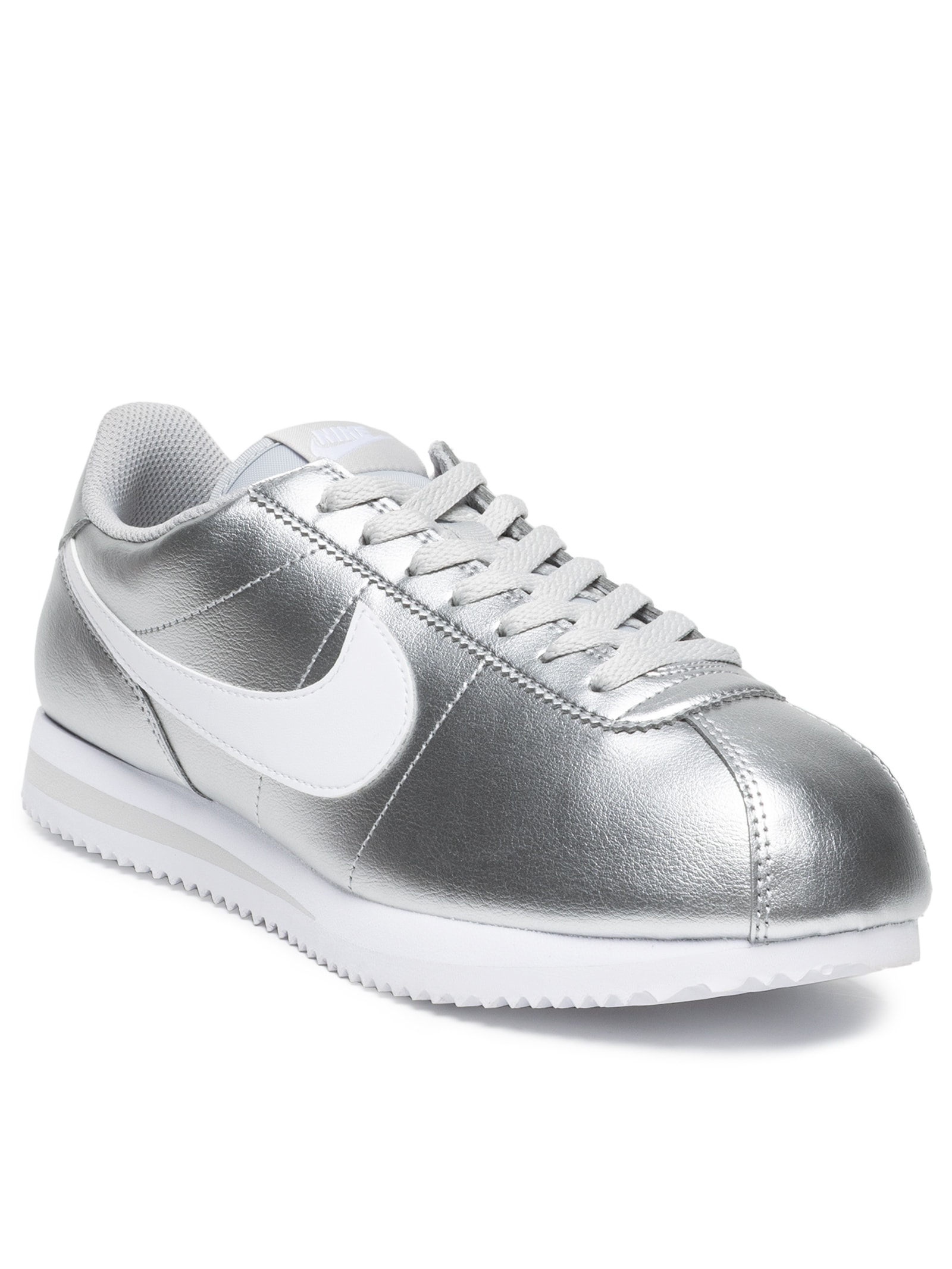 Tênis Feminino W Nike Cortez Mttlc – Prateado Nike