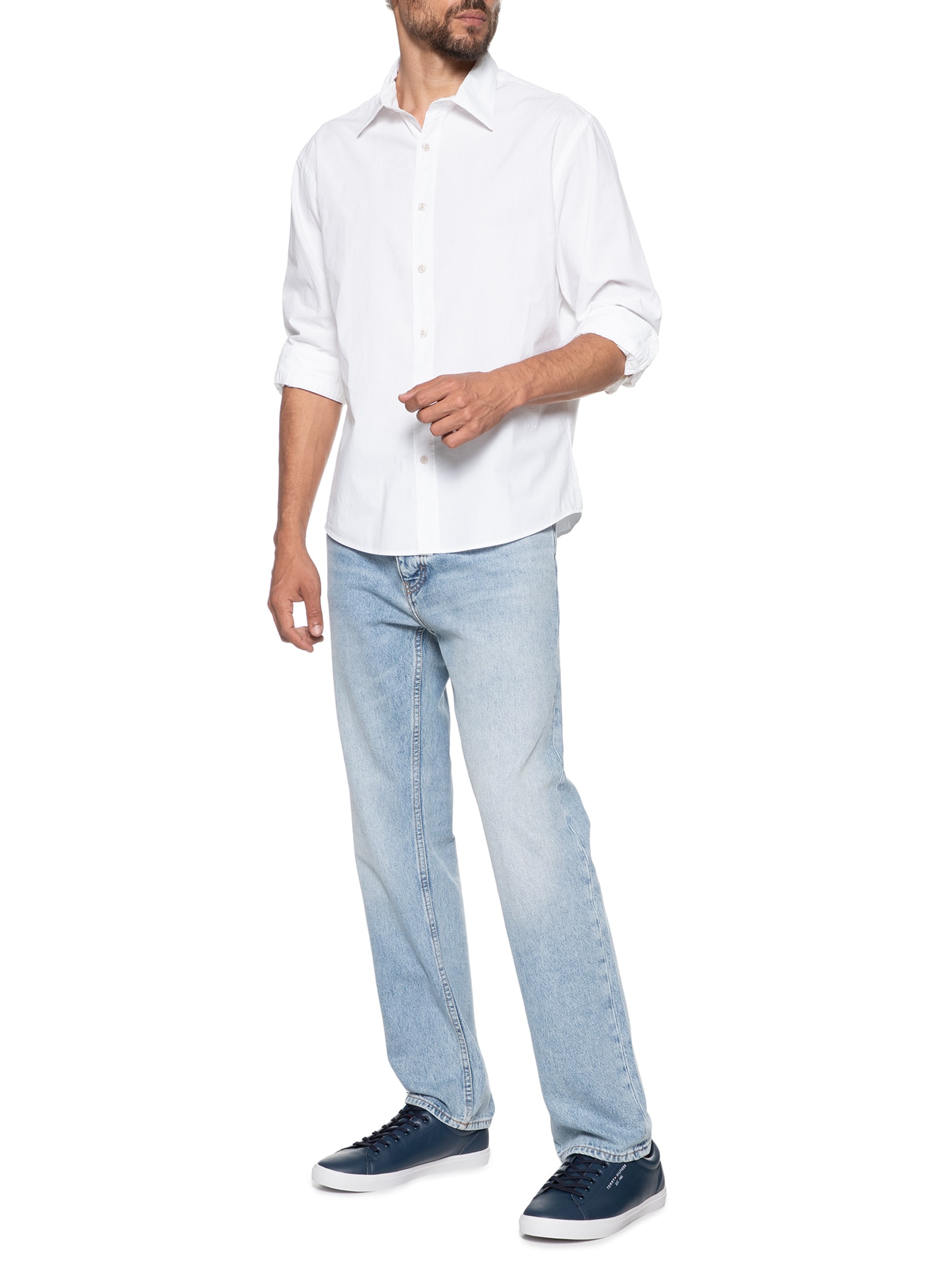 Tênis Masculina Harrison 5D5 Azul Tommy Hilfiger