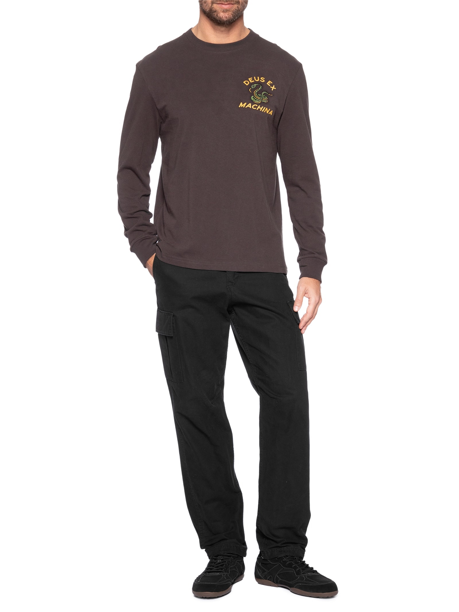 Tênis Masculina Keeston Flmf Preto Hugo