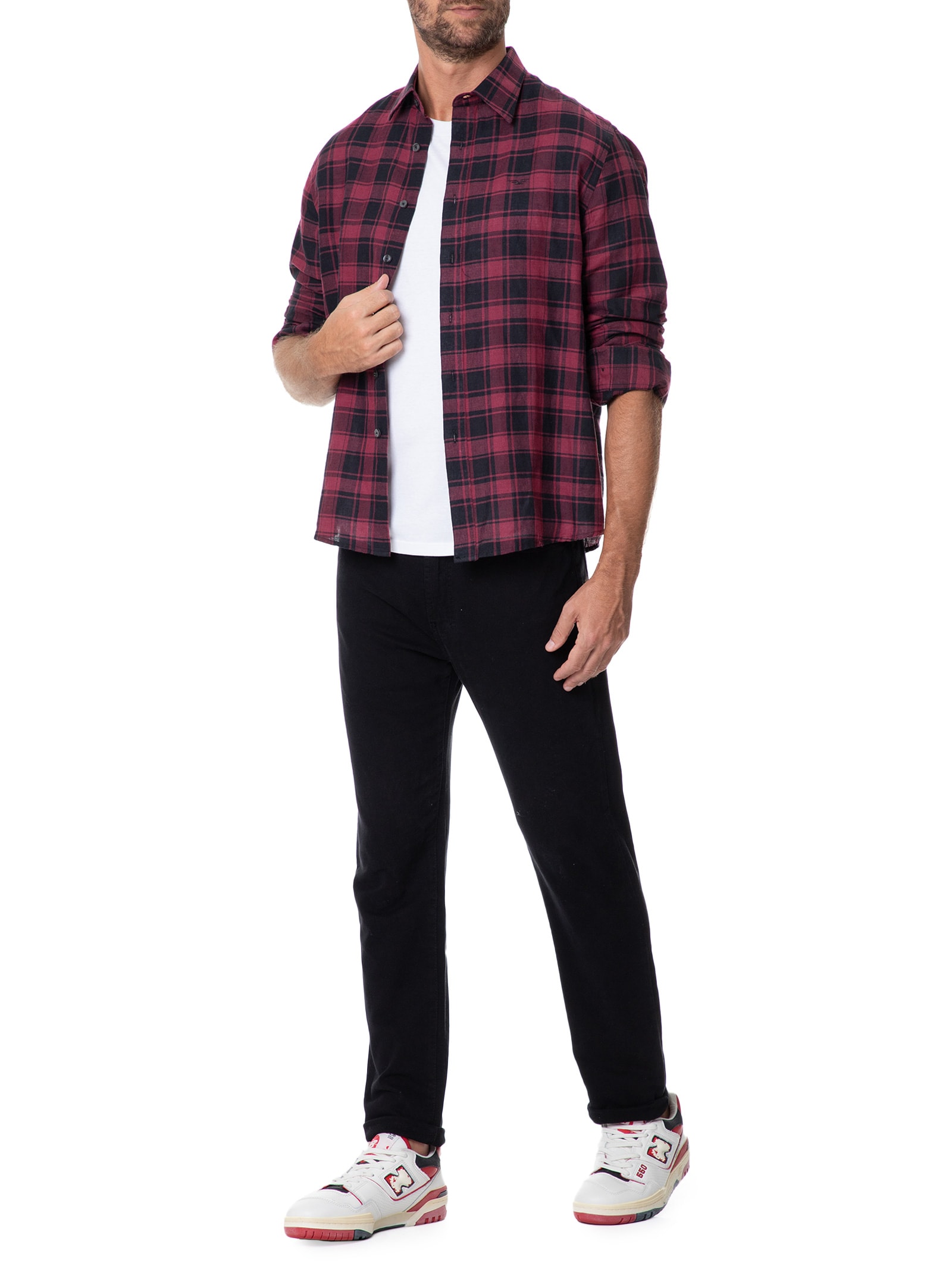 Tênis Masculino 550 Vermelho New Balance