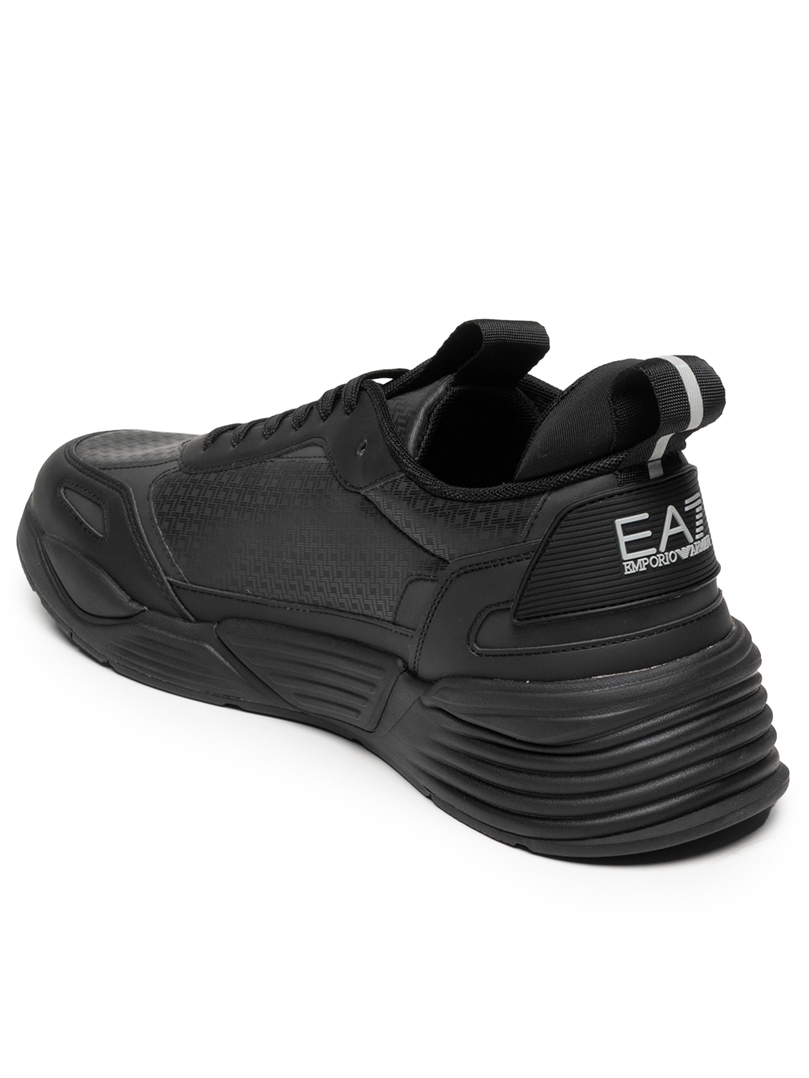 EA7 Empório Armani - Tênis Masculino Ace Runner Monogram - Preto