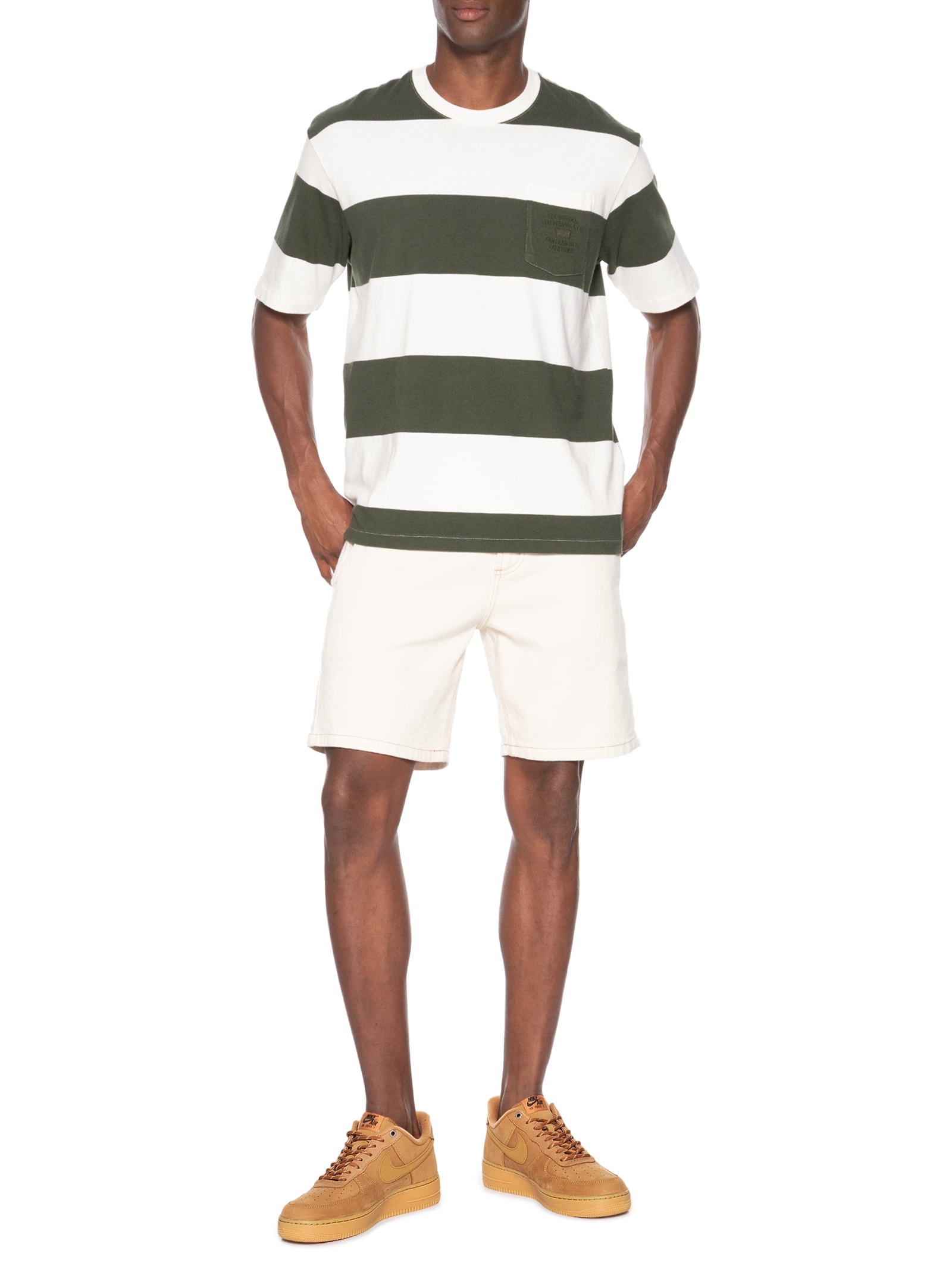 Tenis Masculino Air Force 1 '07 Marrom Nike