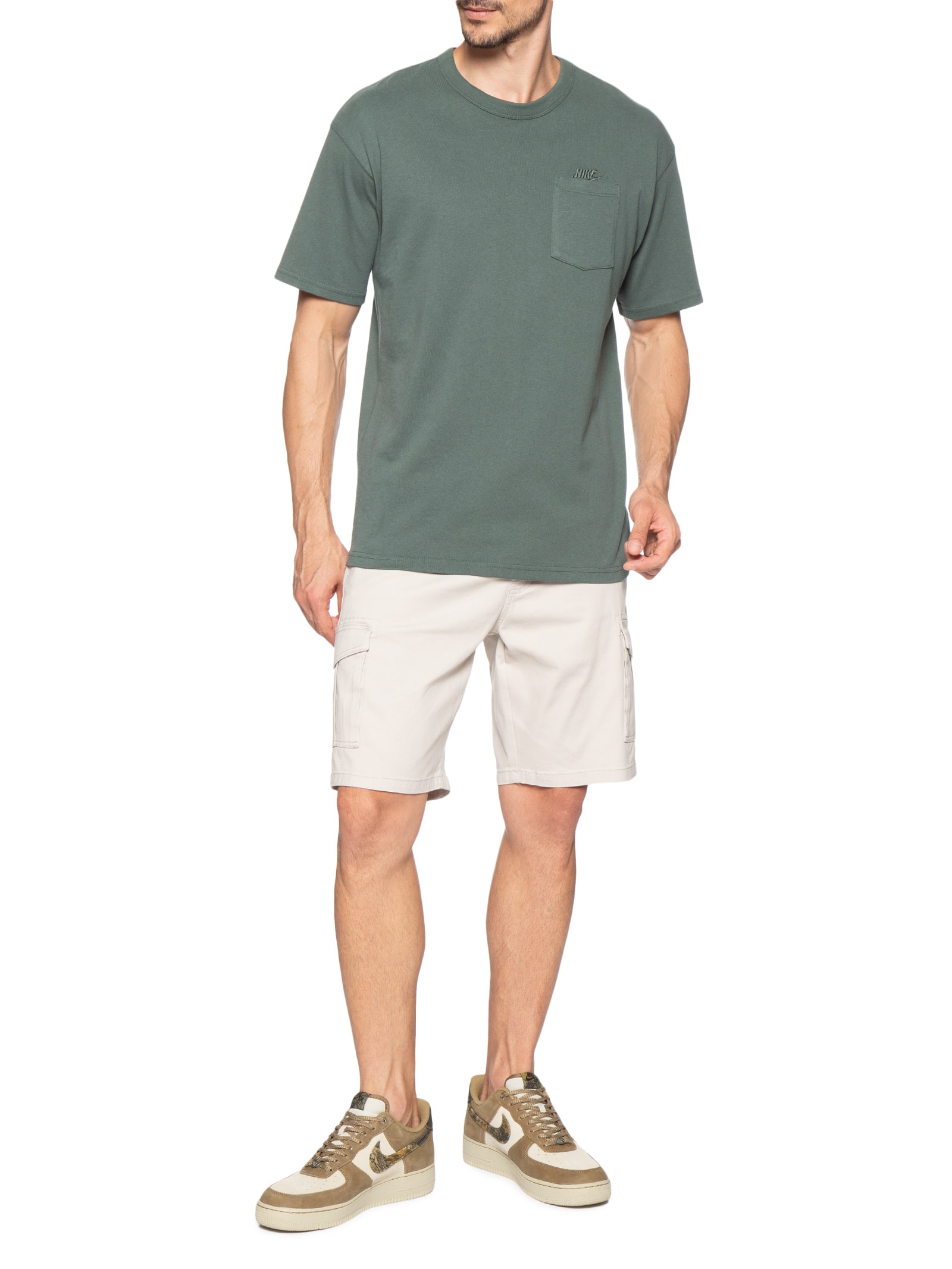 Tênis Masculino Air Force 1 '07 Marrom Nike