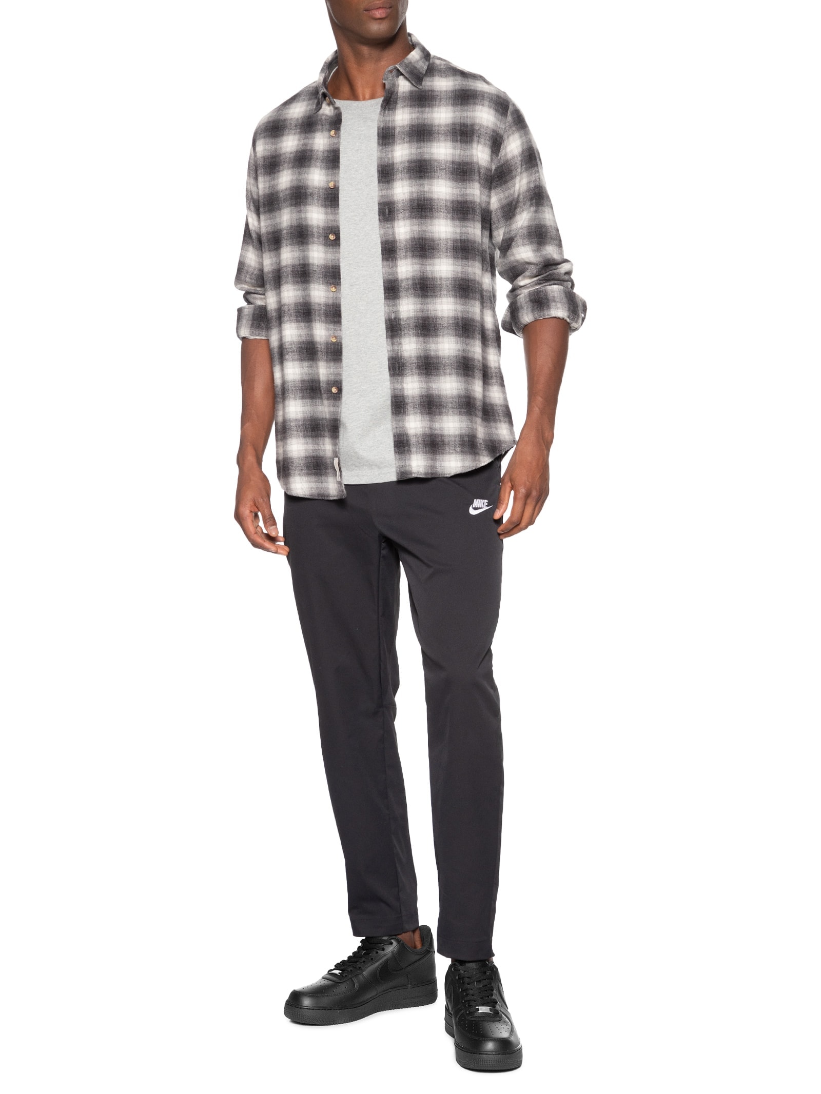 Tênis Masculino Air Force 1 '07 Preto Nike