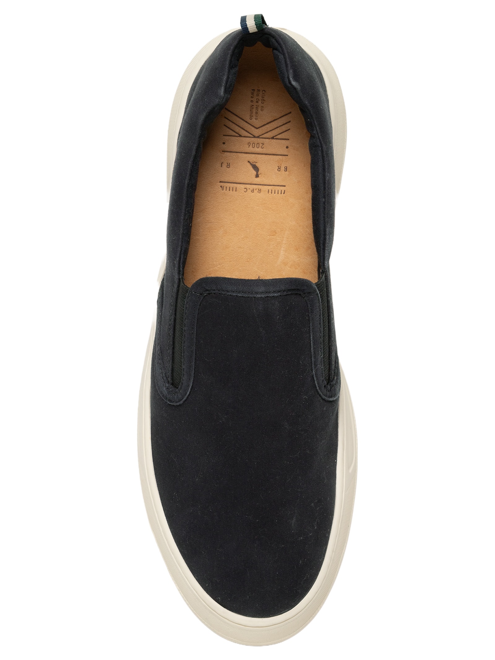 Tênis Masculino Asher Slip On Preto Reserva Go