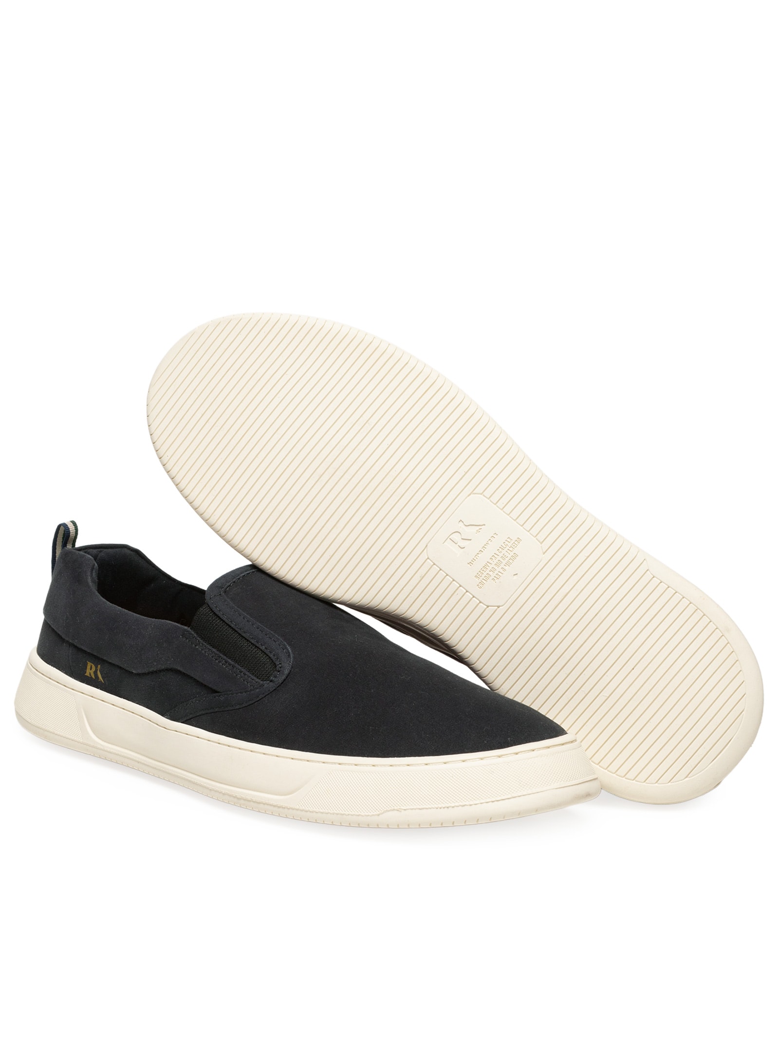 Tênis Masculino Asher Slip On Preto Reserva Go