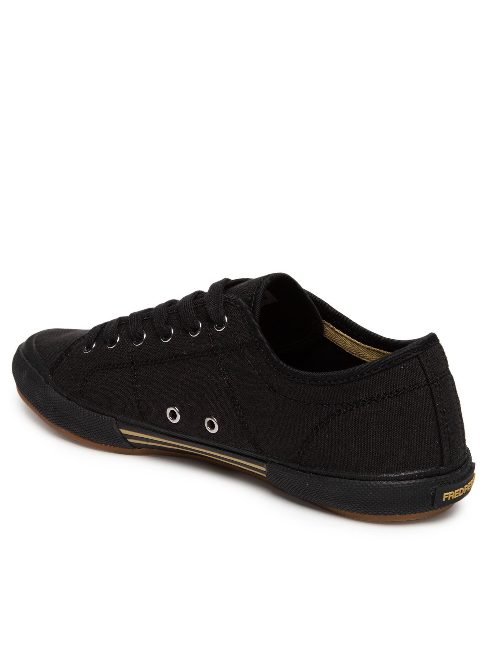 Tênis Masculino B708 Vintage Tennis Canvas Preto Fred Perry