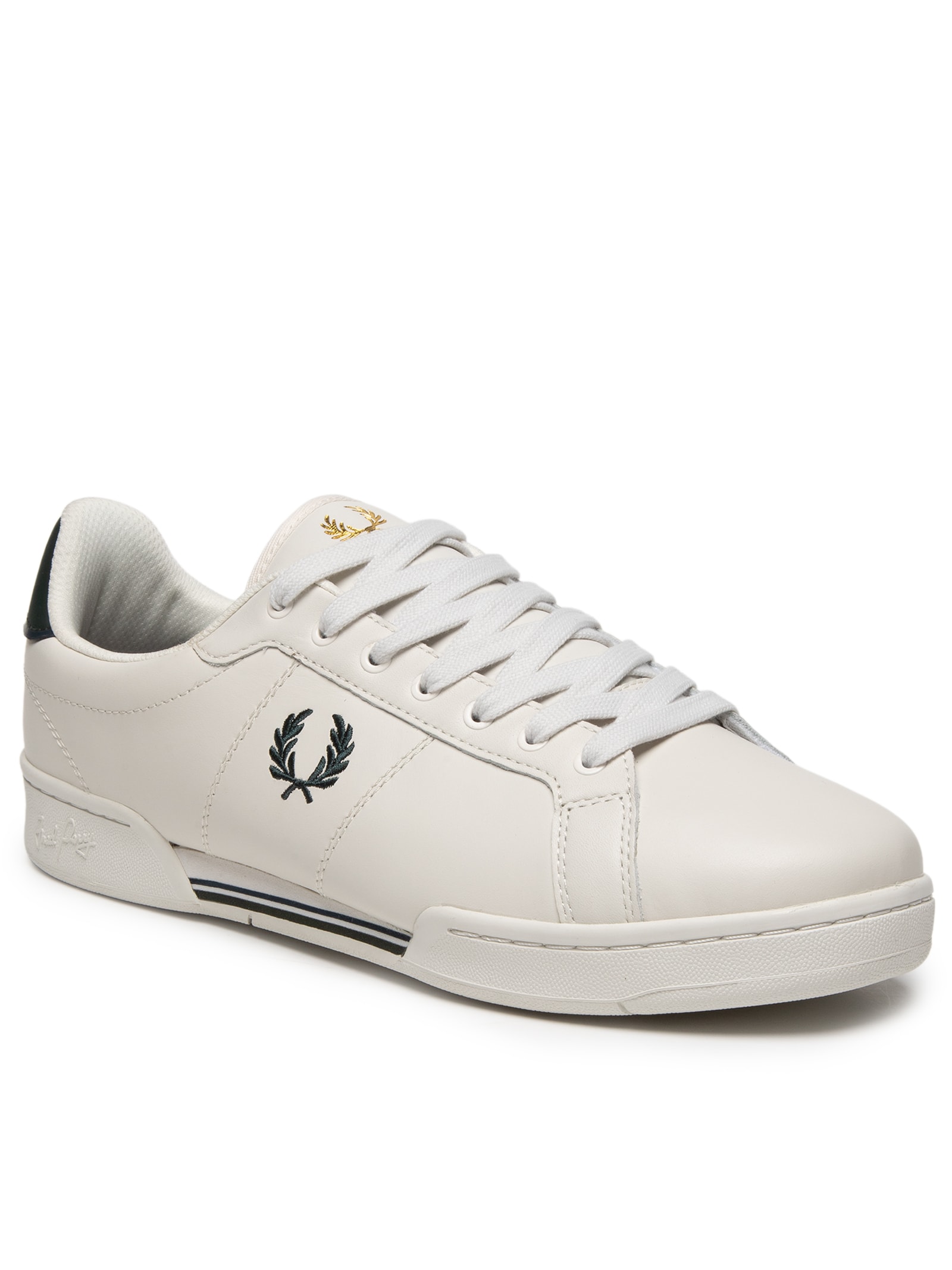 Tênis Masculino B722 Leather Branco Fred Perry