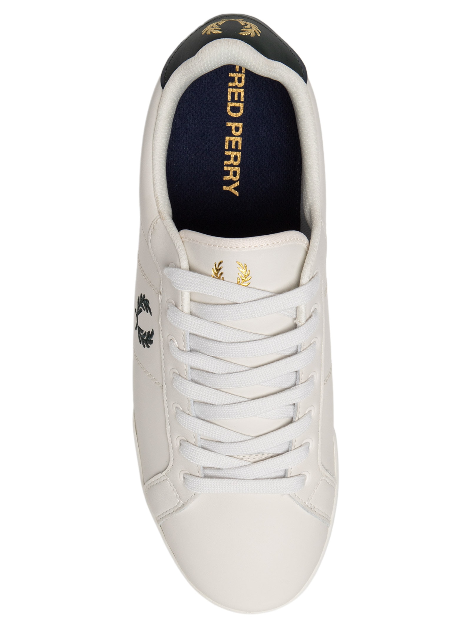 Tênis Masculino B722 Leather Branco Fred Perry