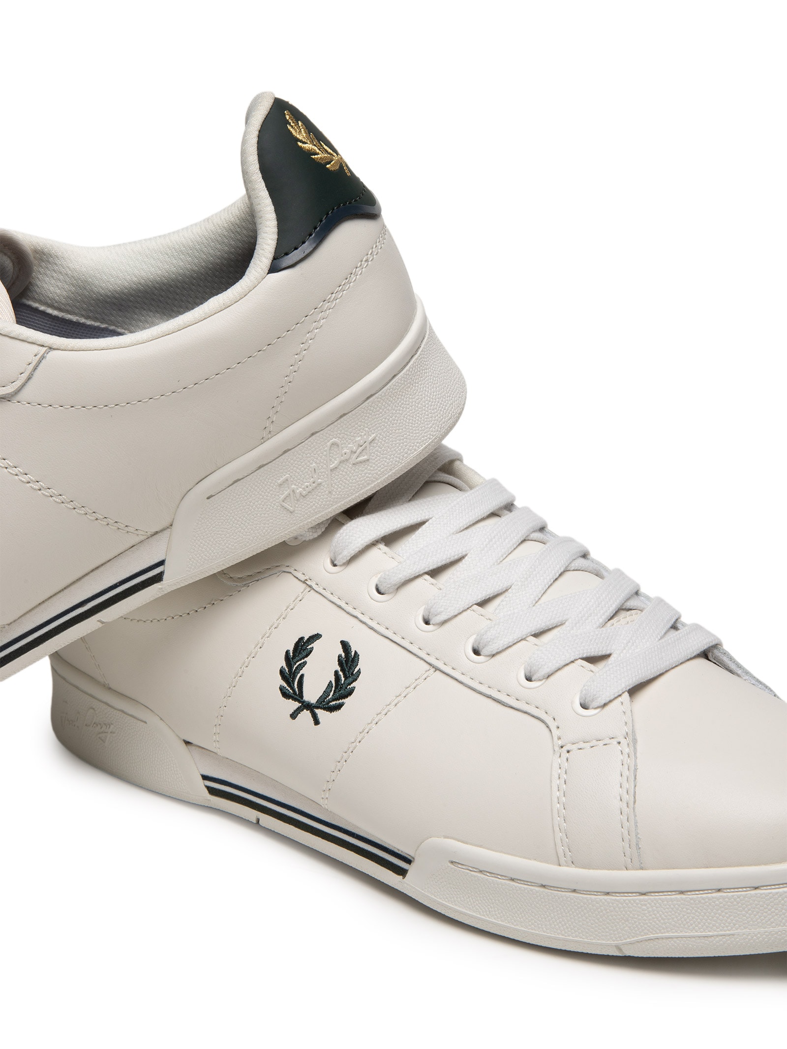 Tênis Masculino B722 Leather Branco Fred Perry